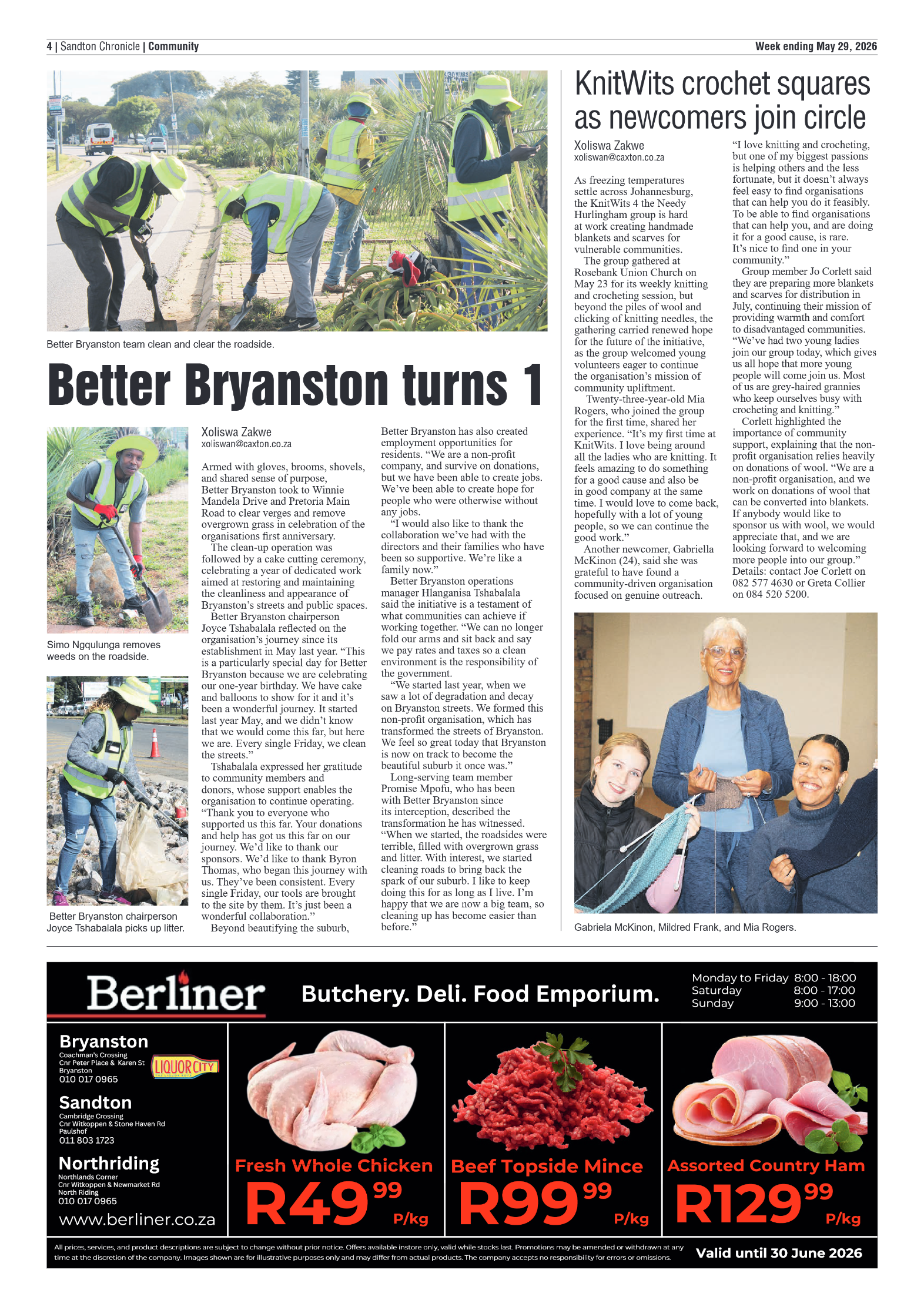Sandton Chronicle 29 May 2026 page 4