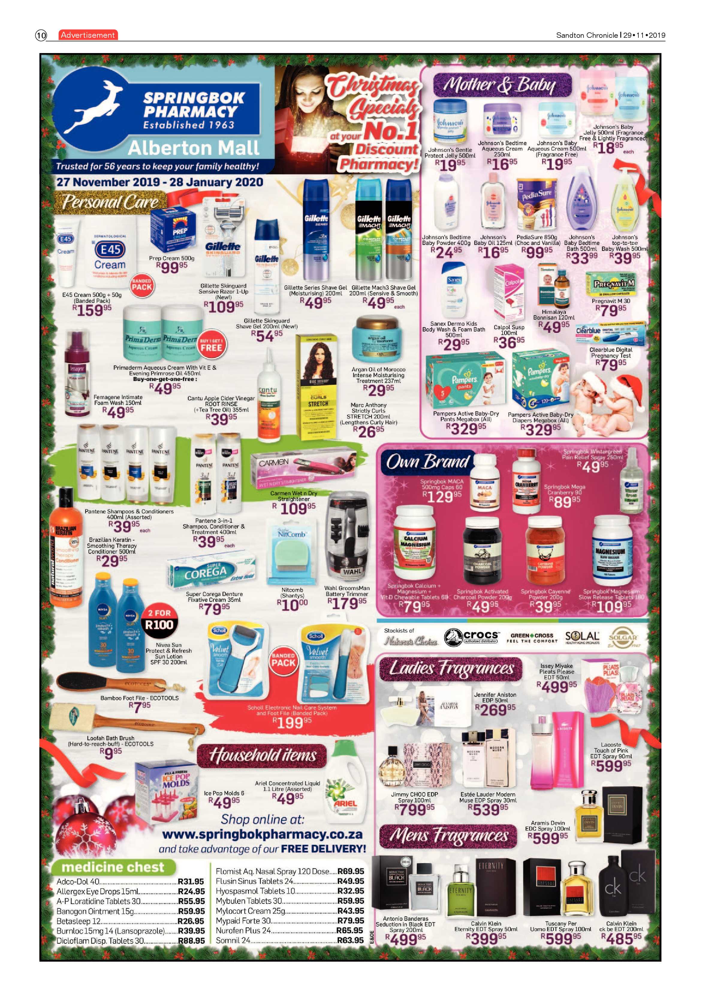 Sandton Chronicle 29 November 2019 page 10