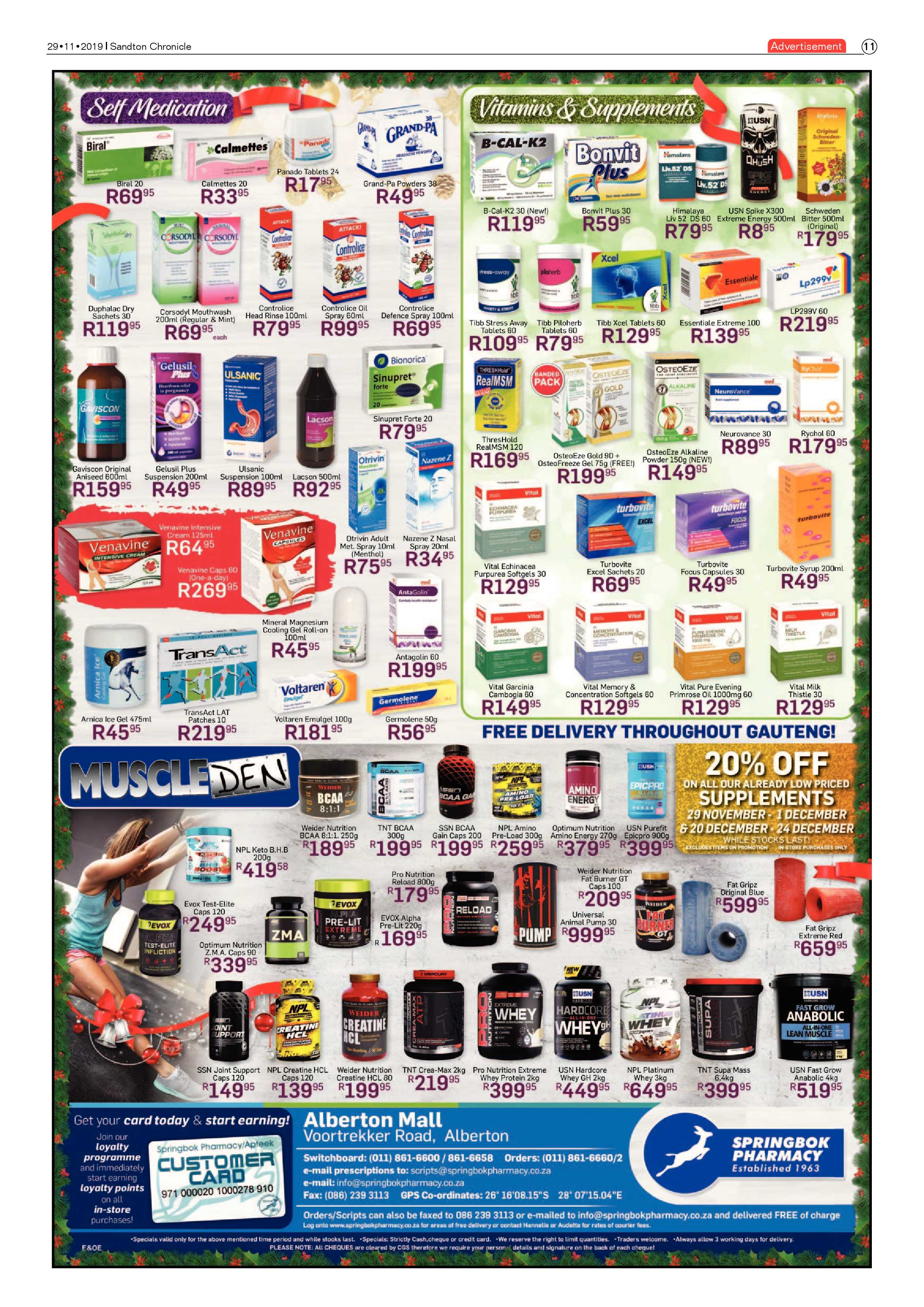 Sandton Chronicle 29 November 2019 page 11