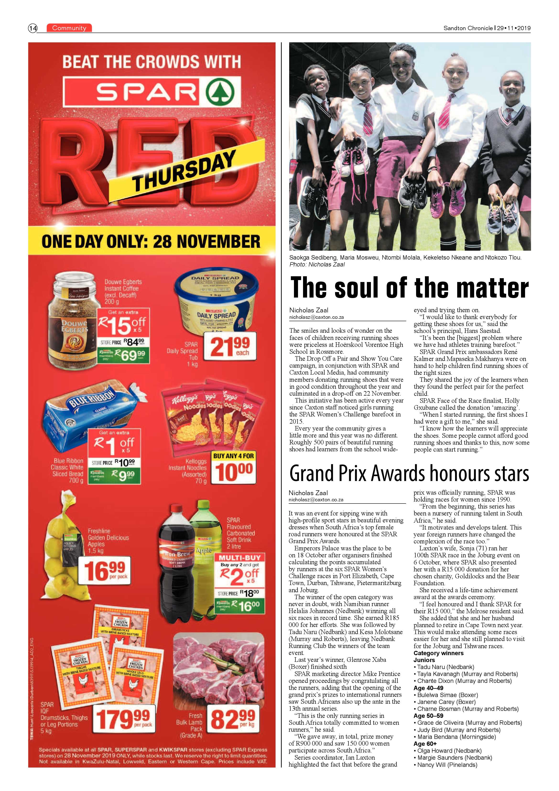 Sandton Chronicle 29 November 2019 page 14