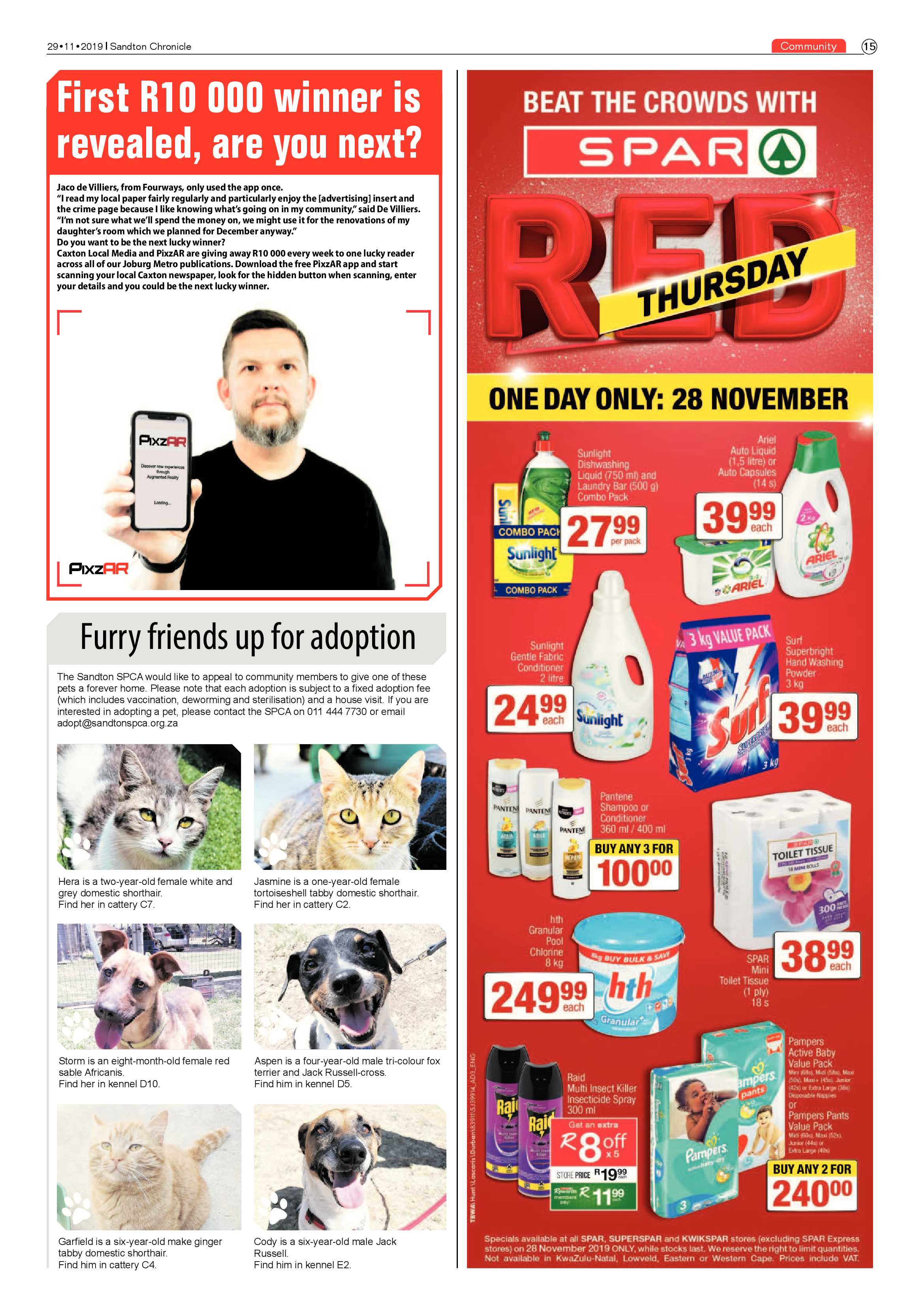 Sandton Chronicle 29 November 2019 page 15