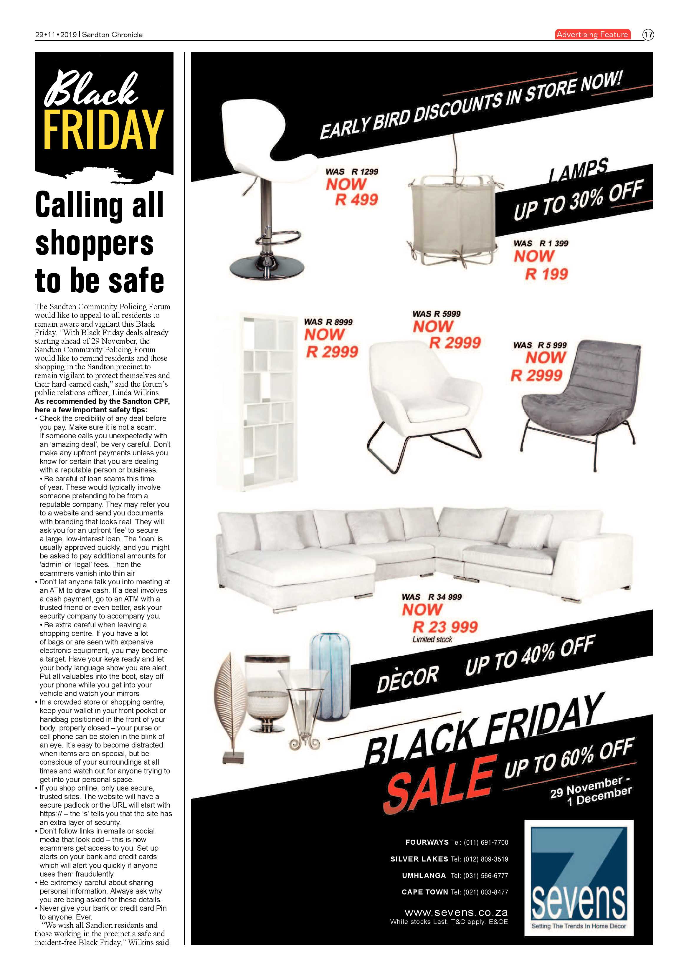 Sandton Chronicle 29 November 2019 page 17