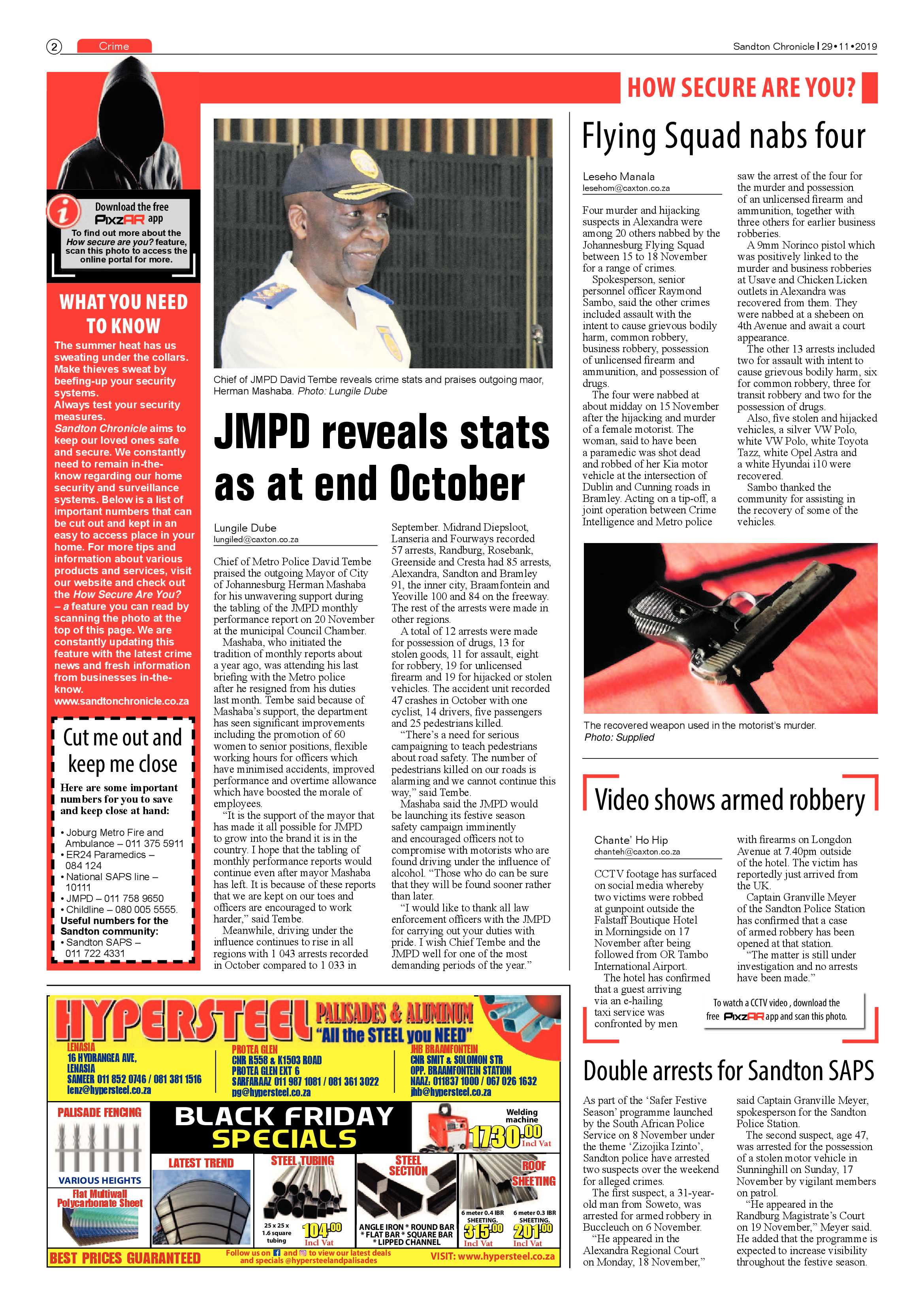 Sandton Chronicle 29 November 2019 page 2