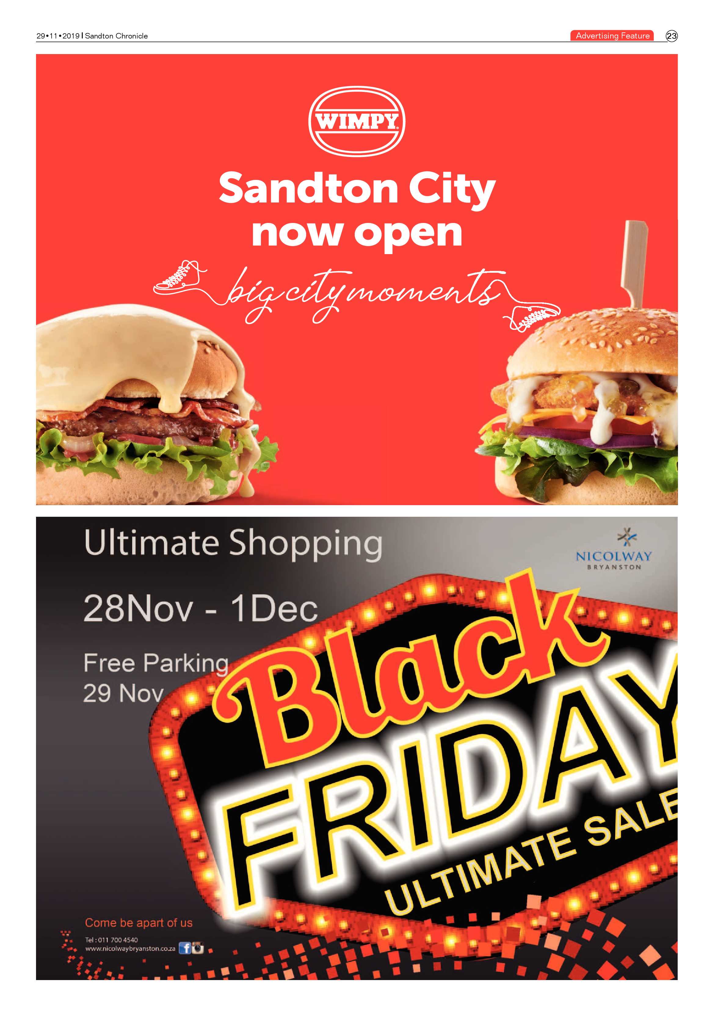 Sandton Chronicle 29 November 2019 page 23