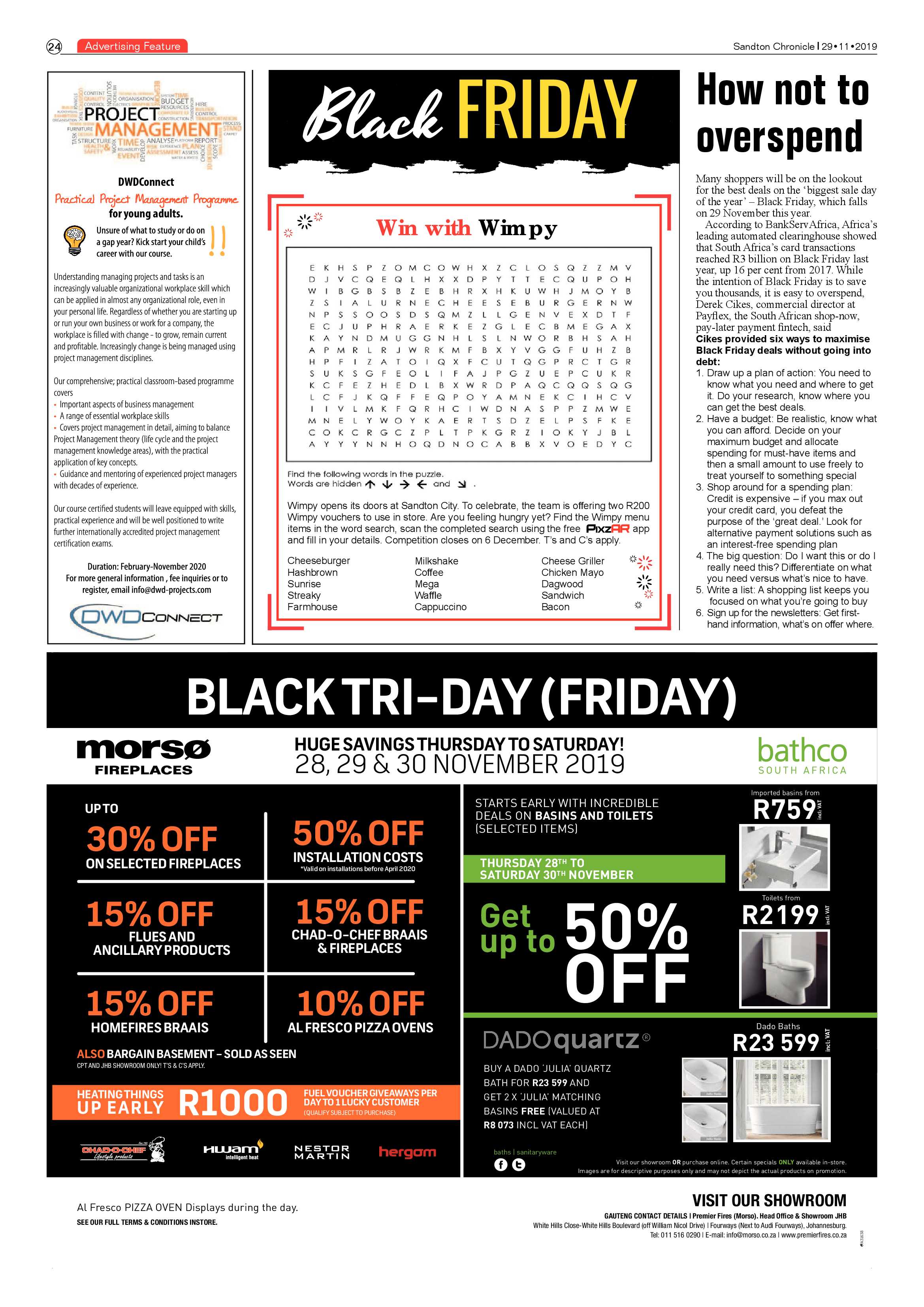 Sandton Chronicle 29 November 2019 page 24