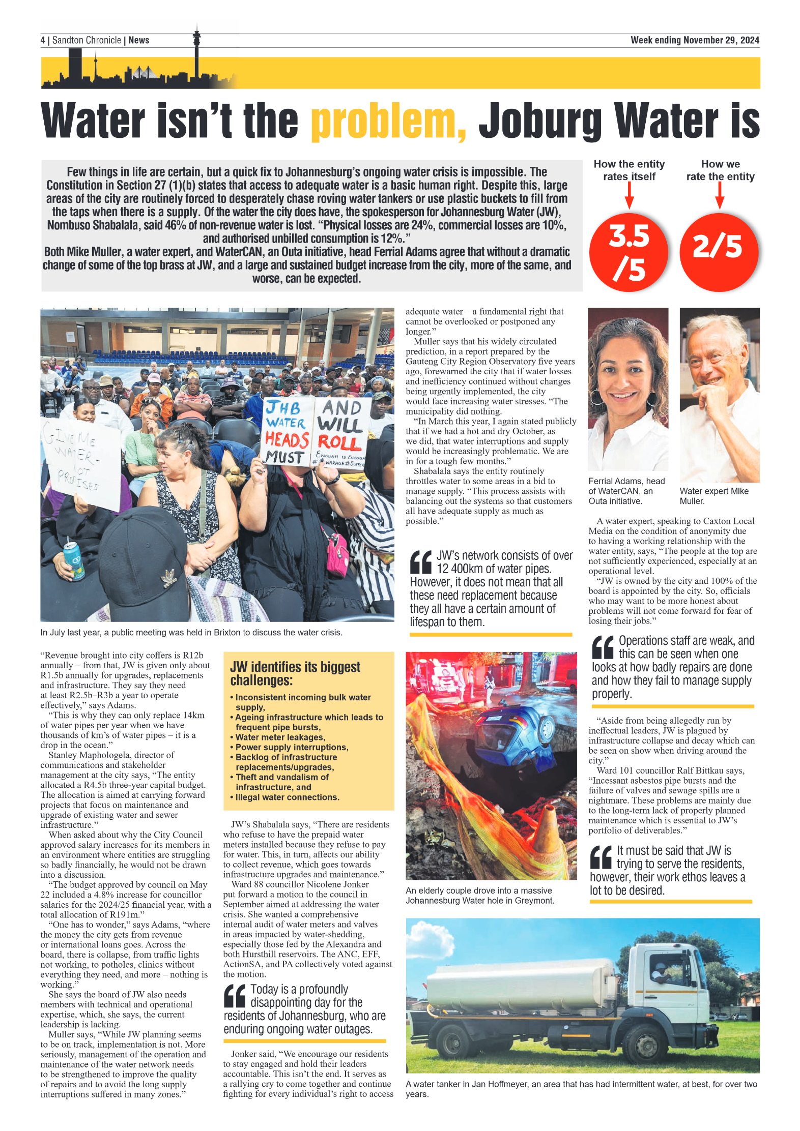 Sandton Chronicle 29 November 2024 page 4