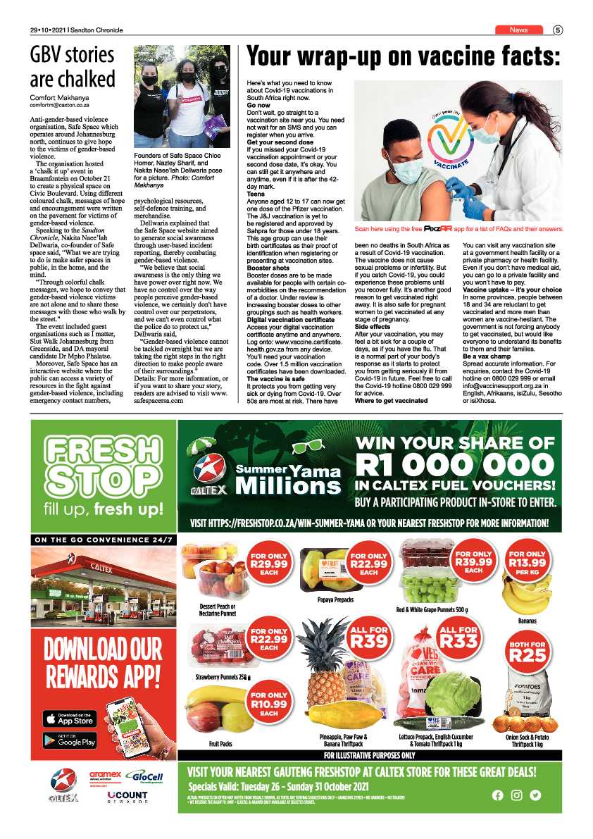 Sandton Chronicle 29 October 2021 page 5