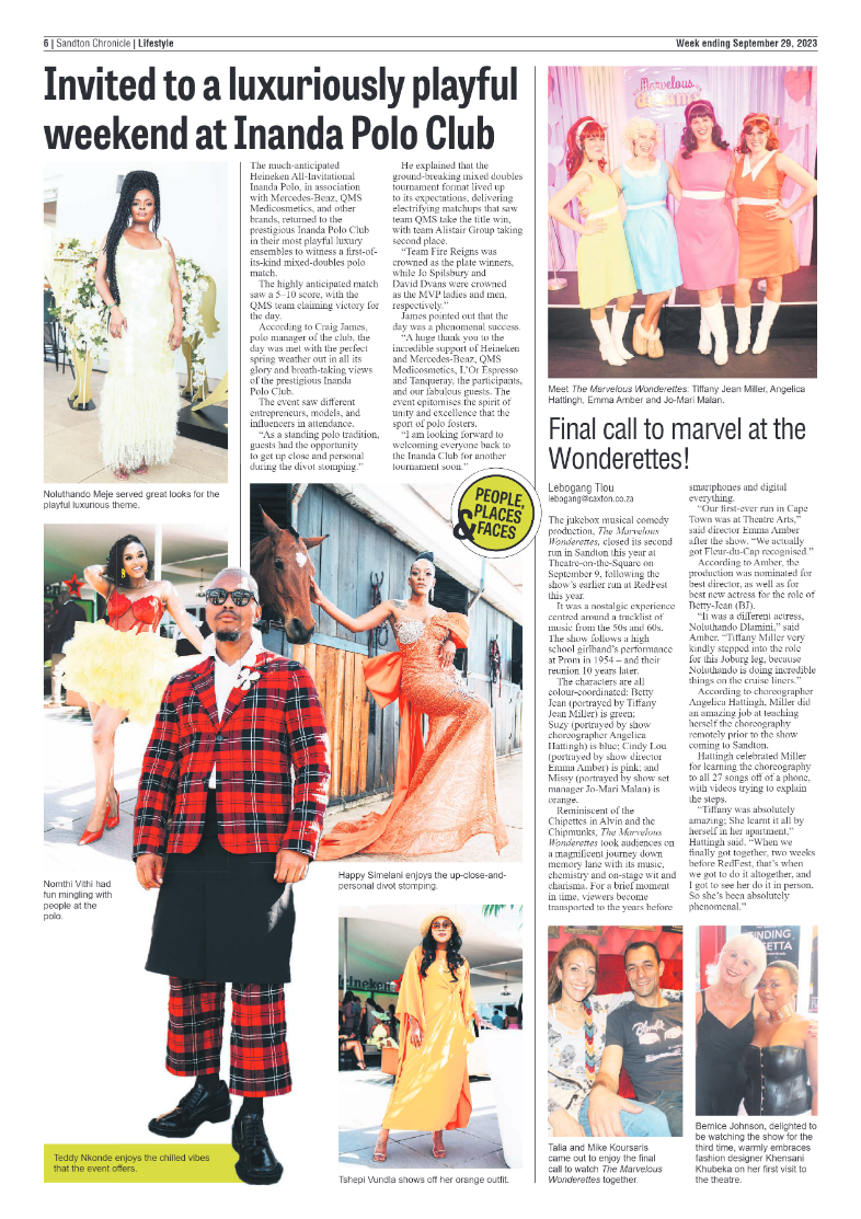 Sandton Chronicle 29 September 2023 page 6