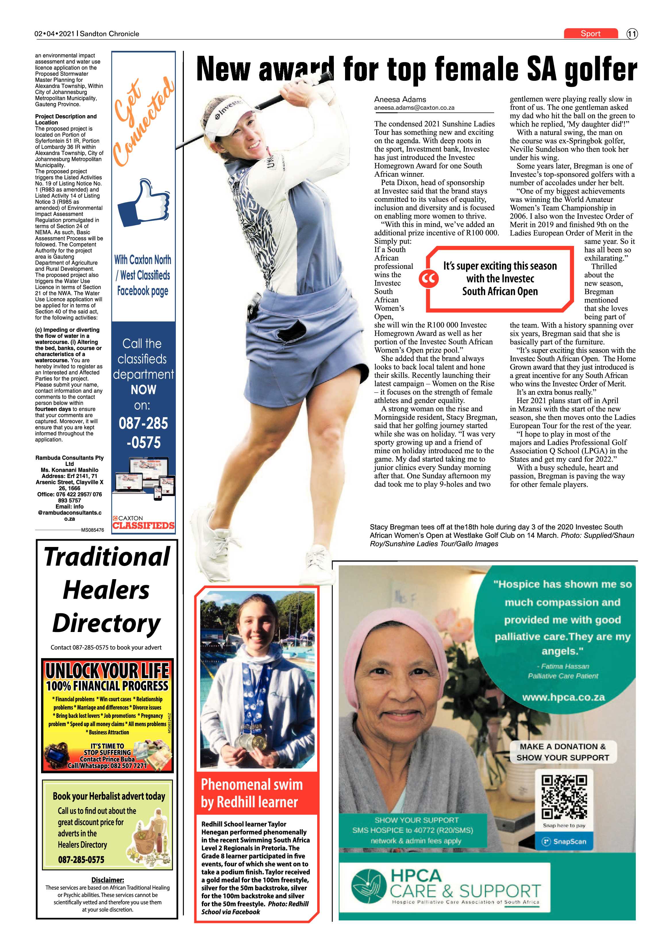Sandton Chronicle 2 April 2021 page 11