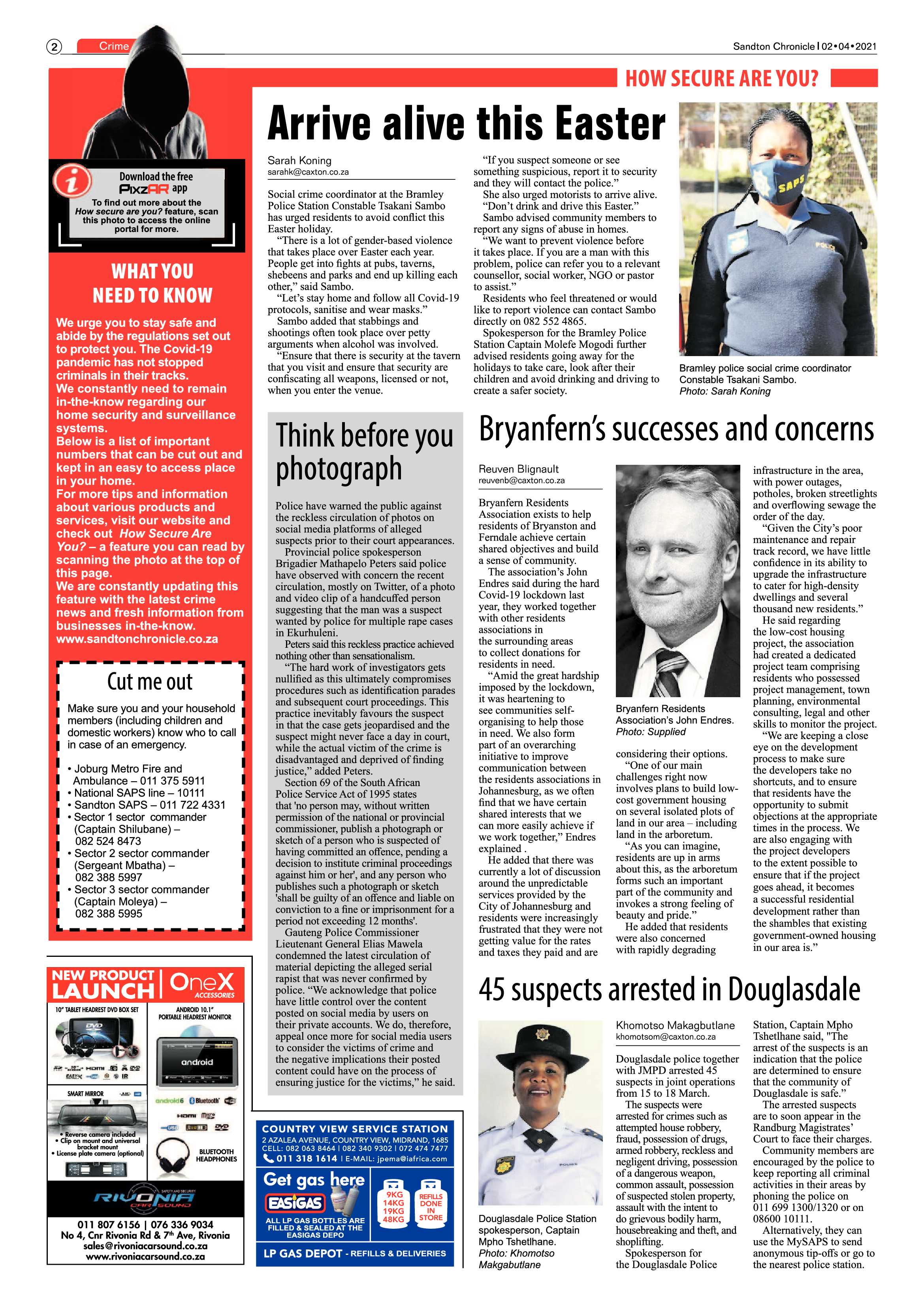 Sandton Chronicle 2 April 2021 page 2
