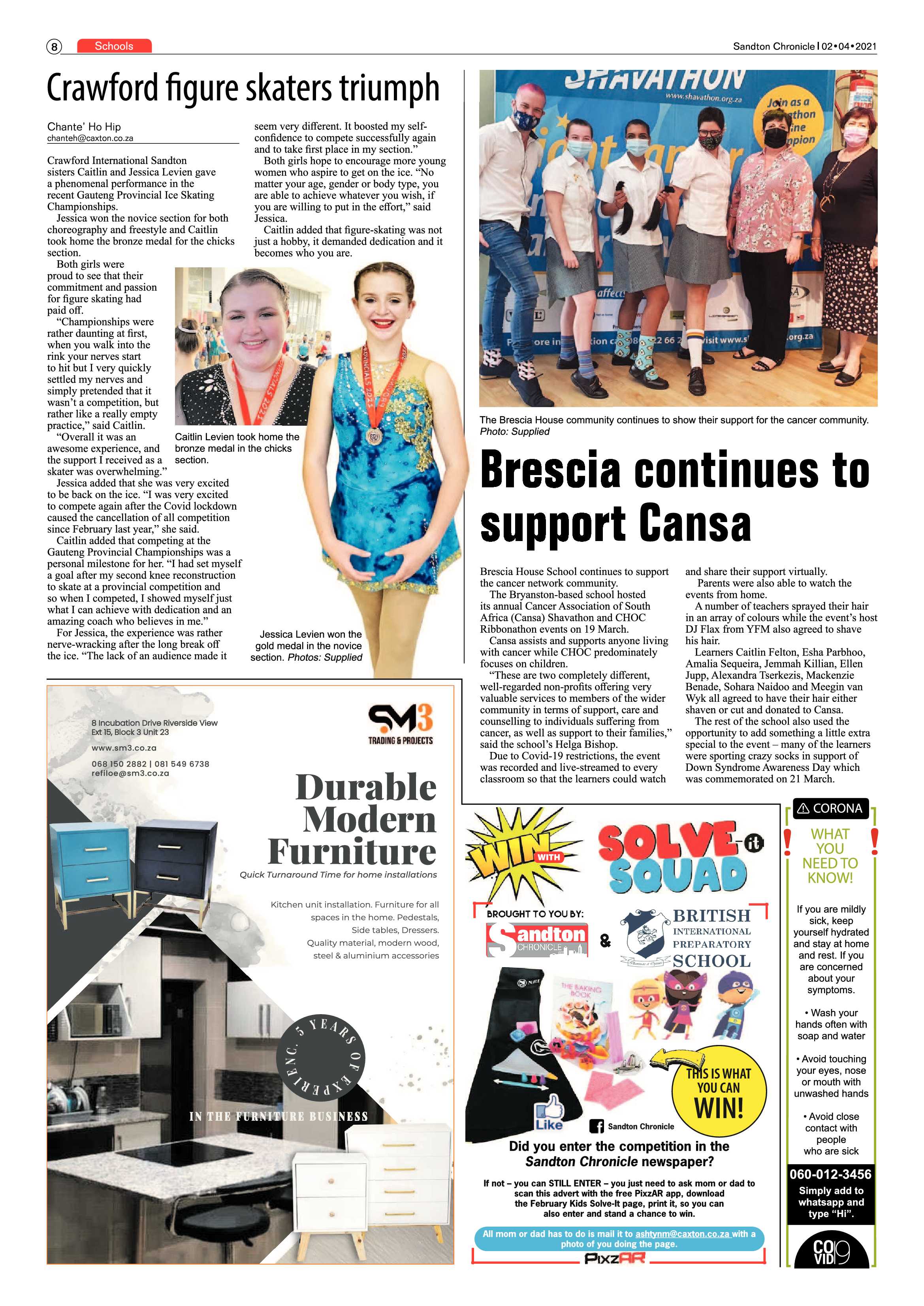 Sandton Chronicle 2 April 2021 page 8