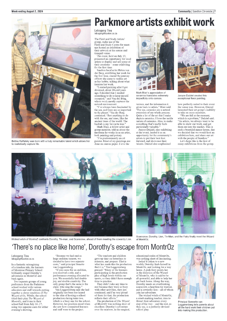 Sandton Chronicle 2 August 2024 page 15