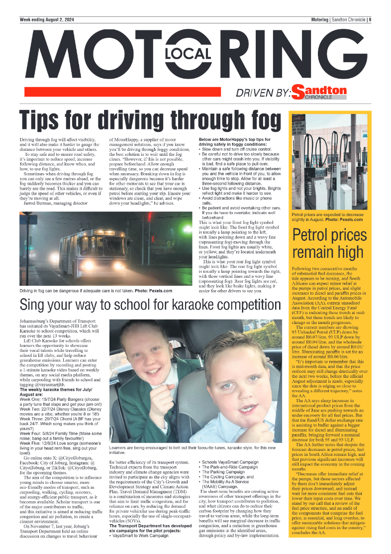 Sandton Chronicle 2 August 2024 page 17