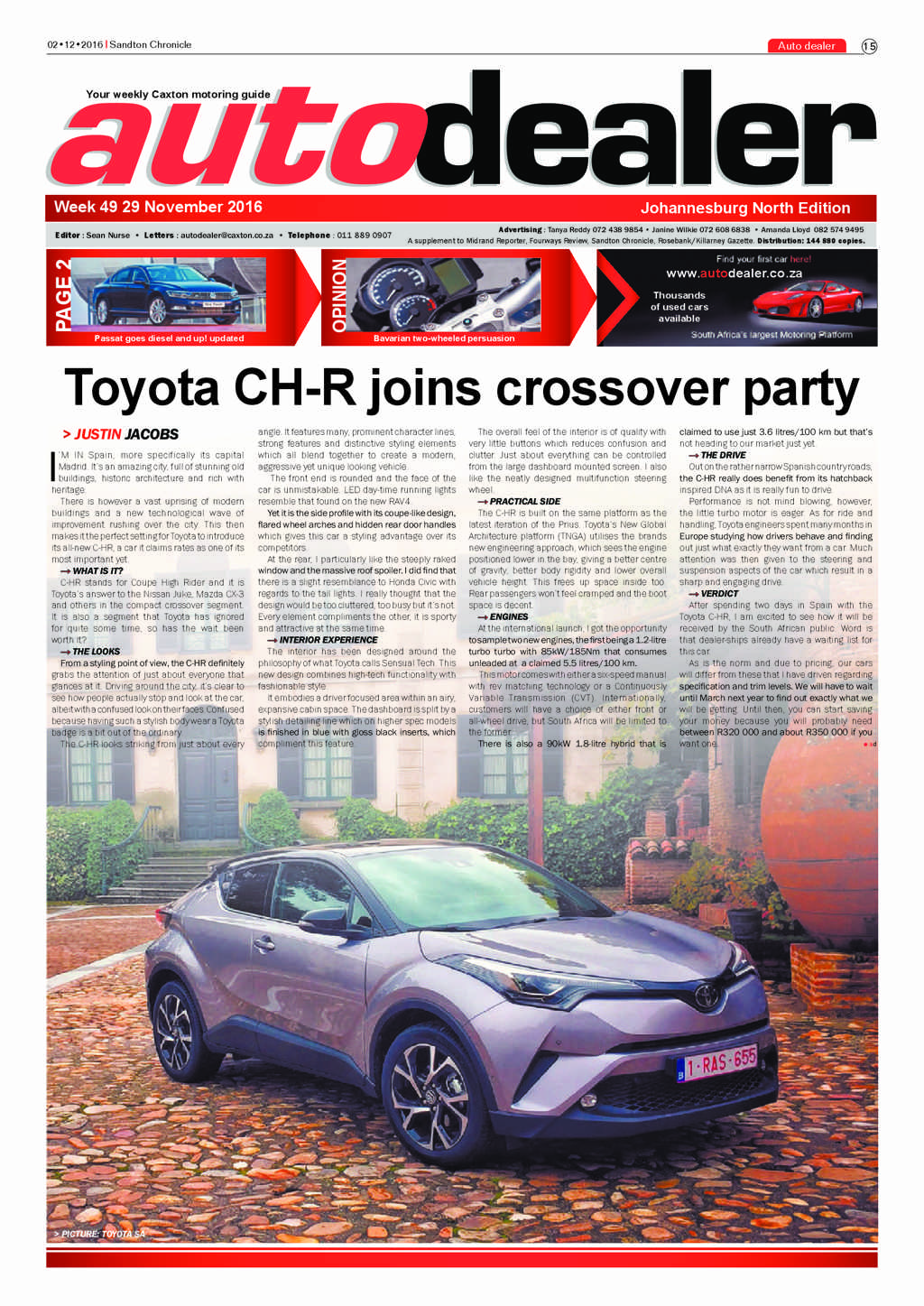 Sandton Chronicle 2 December 2016 page 15