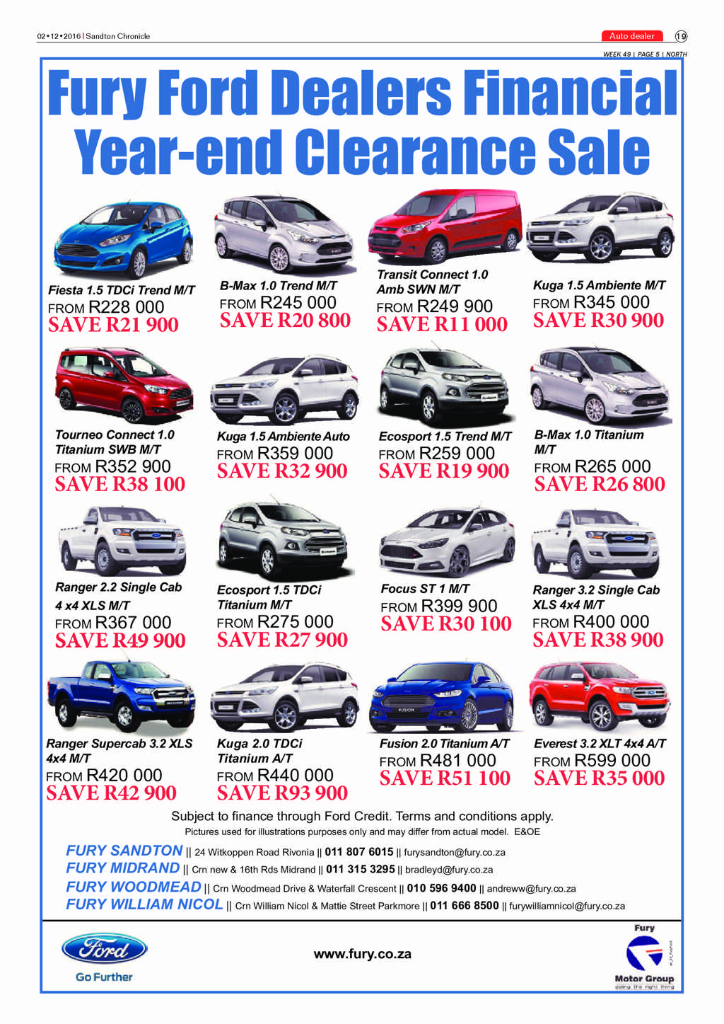 Sandton Chronicle 2 December 2016 page 19