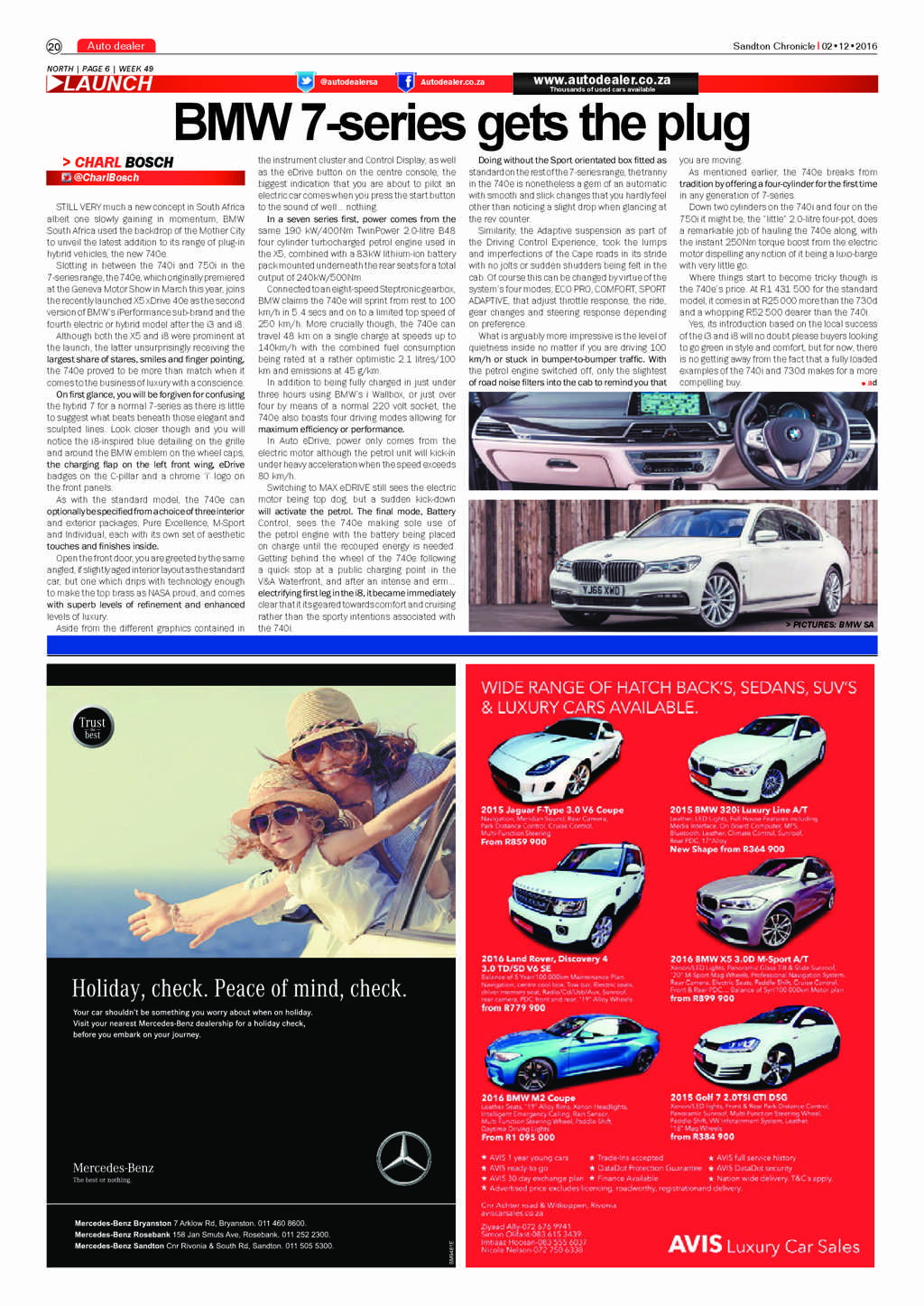 Sandton Chronicle 2 December 2016 page 20