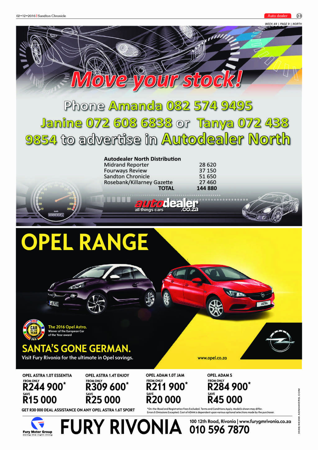 Sandton Chronicle 2 December 2016 page 23