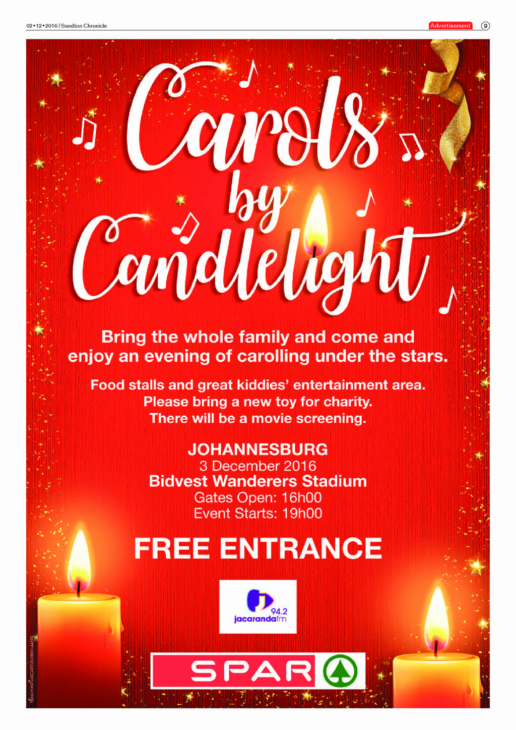 Sandton Chronicle 2 December 2016 page 9