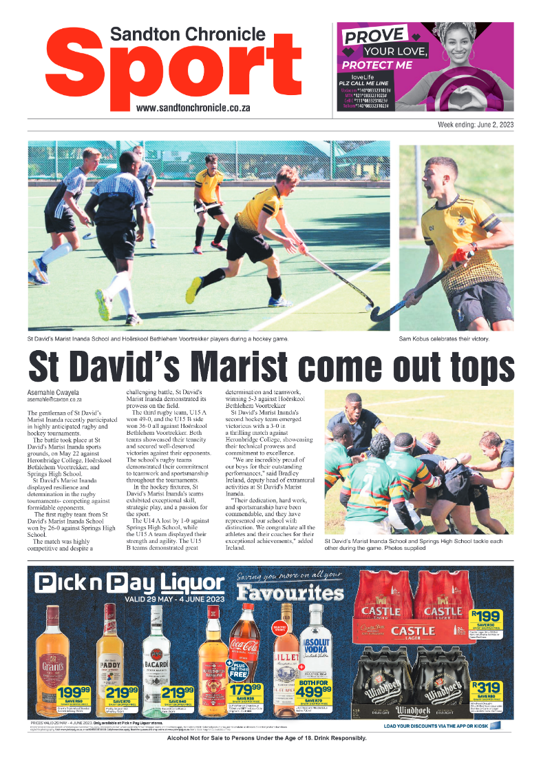 Sandton Chronicle 2 June 2023 page 16