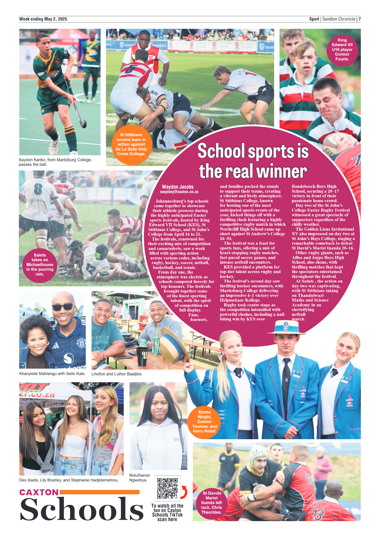 Sandton Chronicle 2 May 2025 page 9