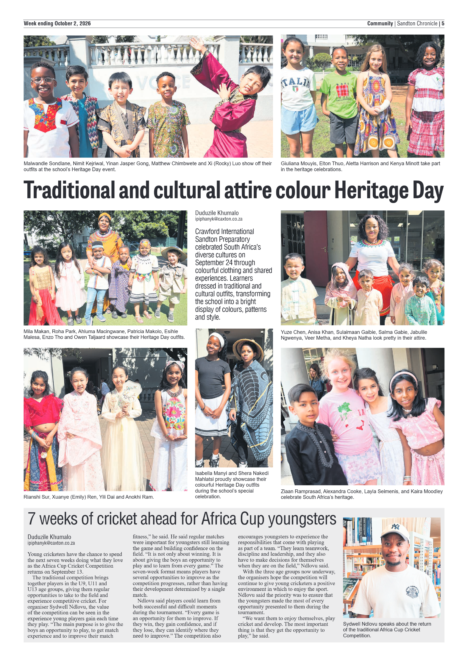 Sandton Chronicle 2 October 2026 page 5