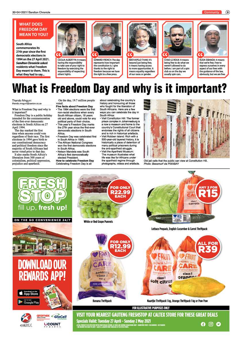 Sandton Chronicle 30 April 2021 page 9