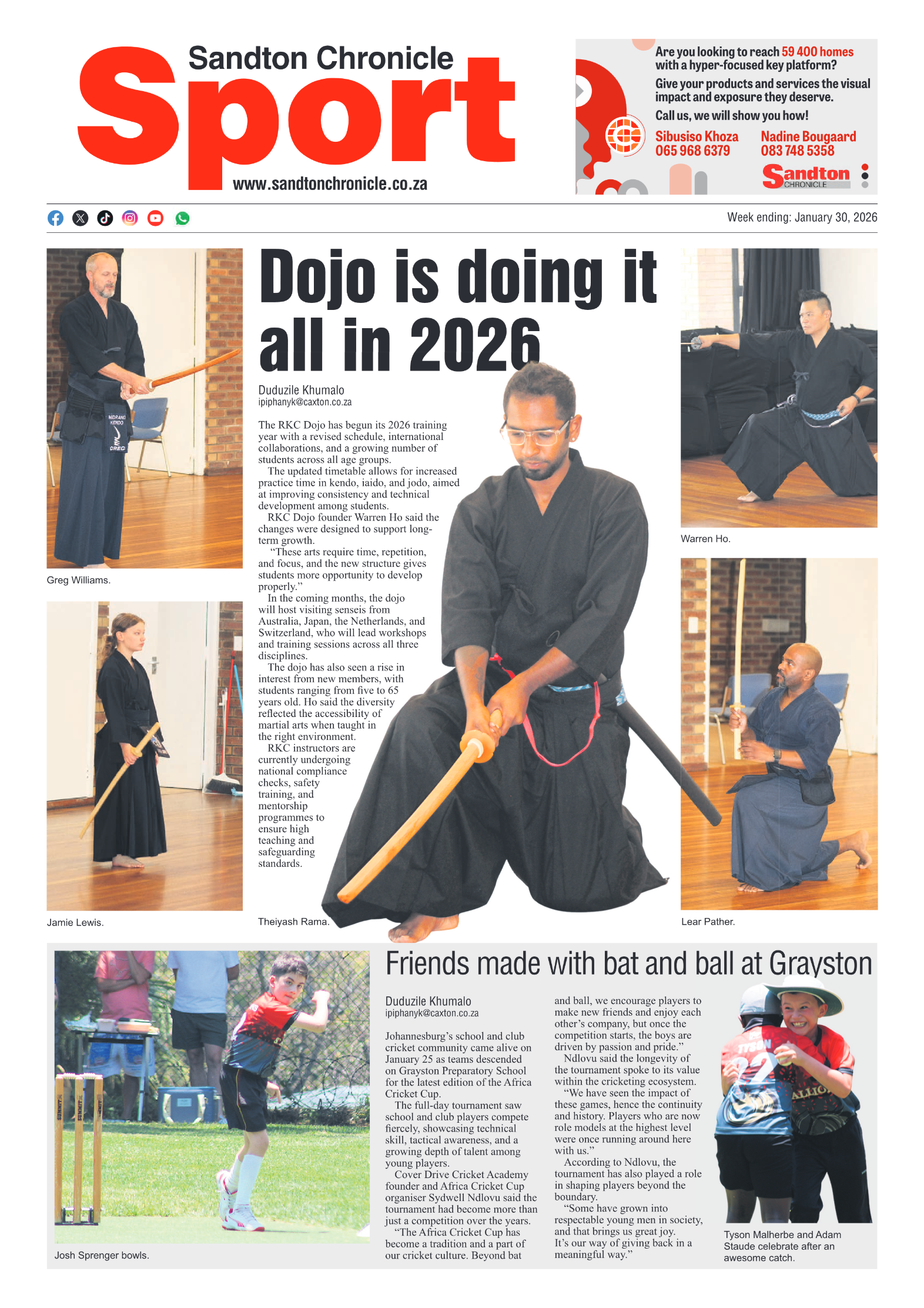 Sandton Chronicle 30 January 2026 page 16