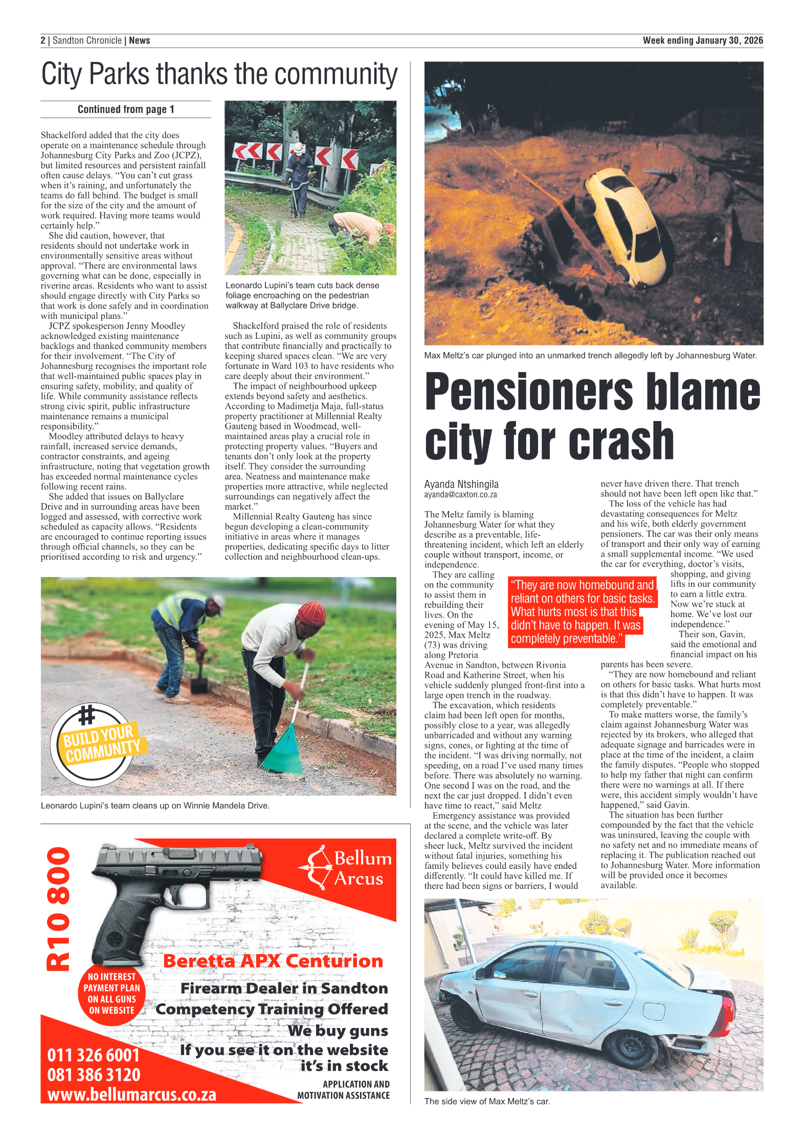 Sandton Chronicle 30 January 2026 page 2