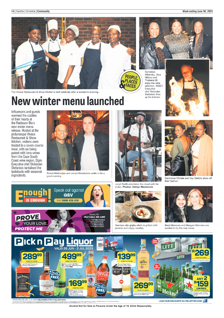 Sandton Chronicle 30 June 2023 page 14