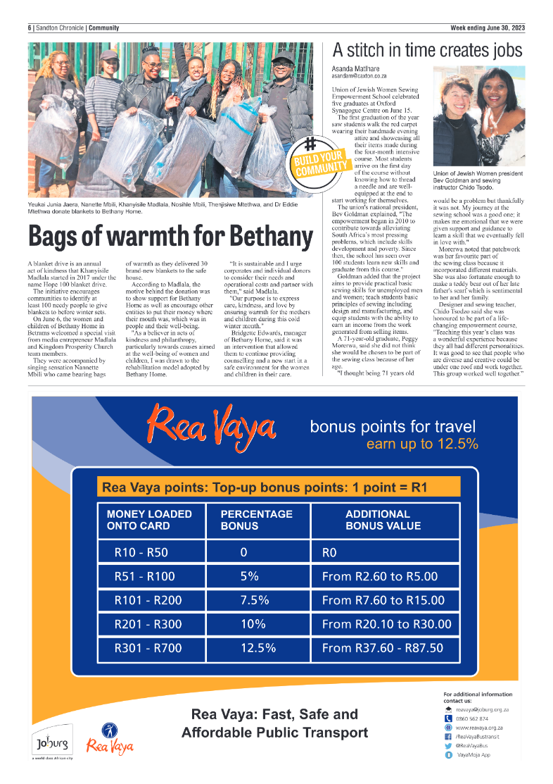 Sandton Chronicle 30 June 2023 page 6