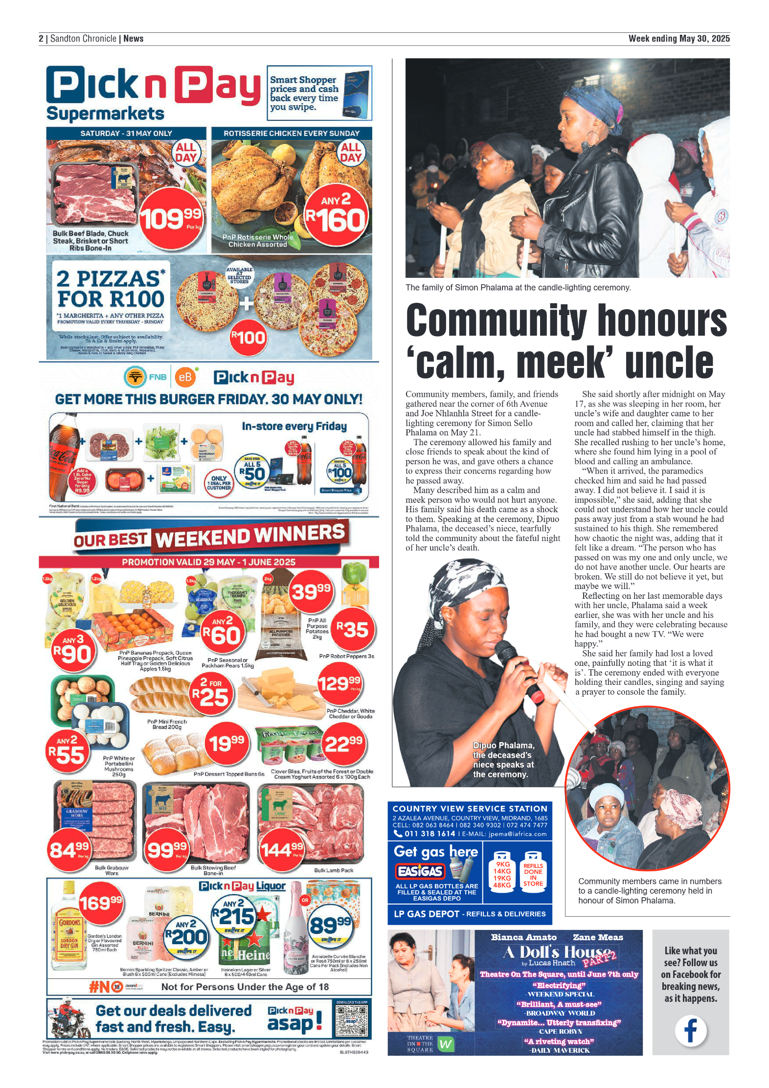 Sandton Chronicle 30 May 2025 page 2