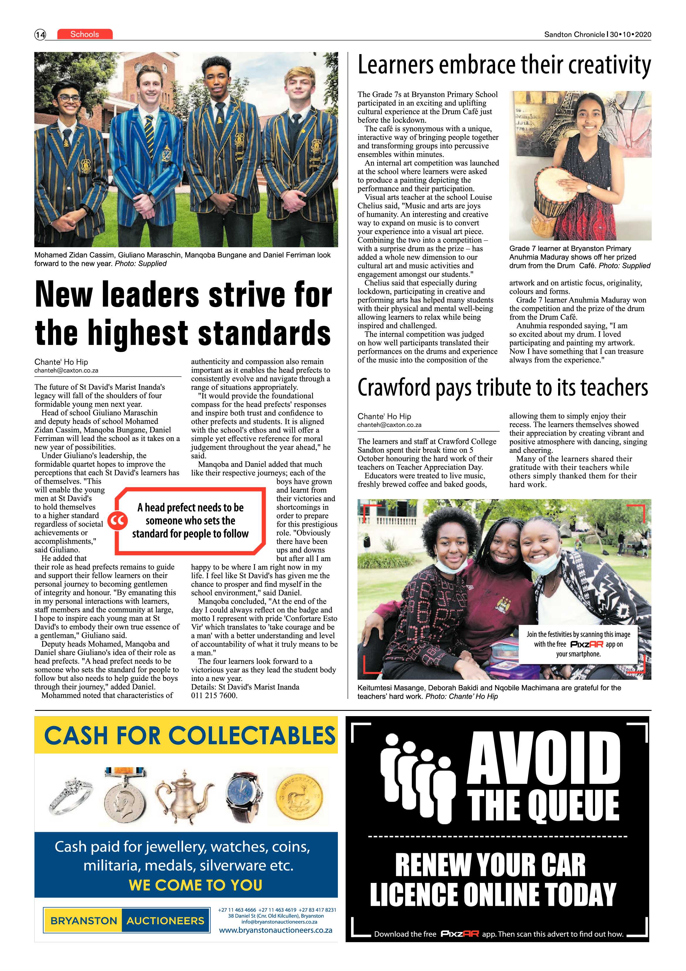 Sandton Chronicle 30 October 2020 page 14