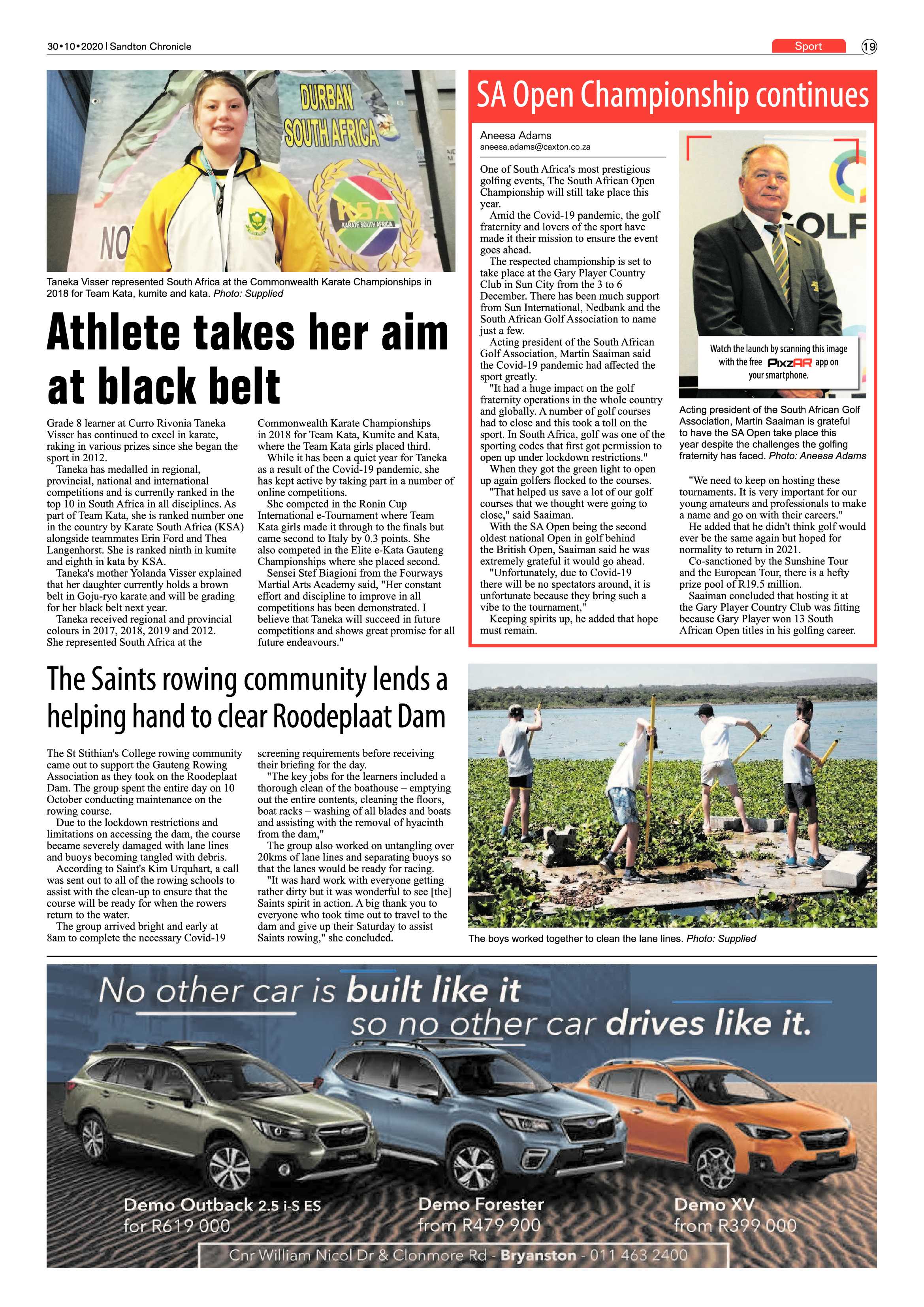 Sandton Chronicle 30 October 2020 page 19