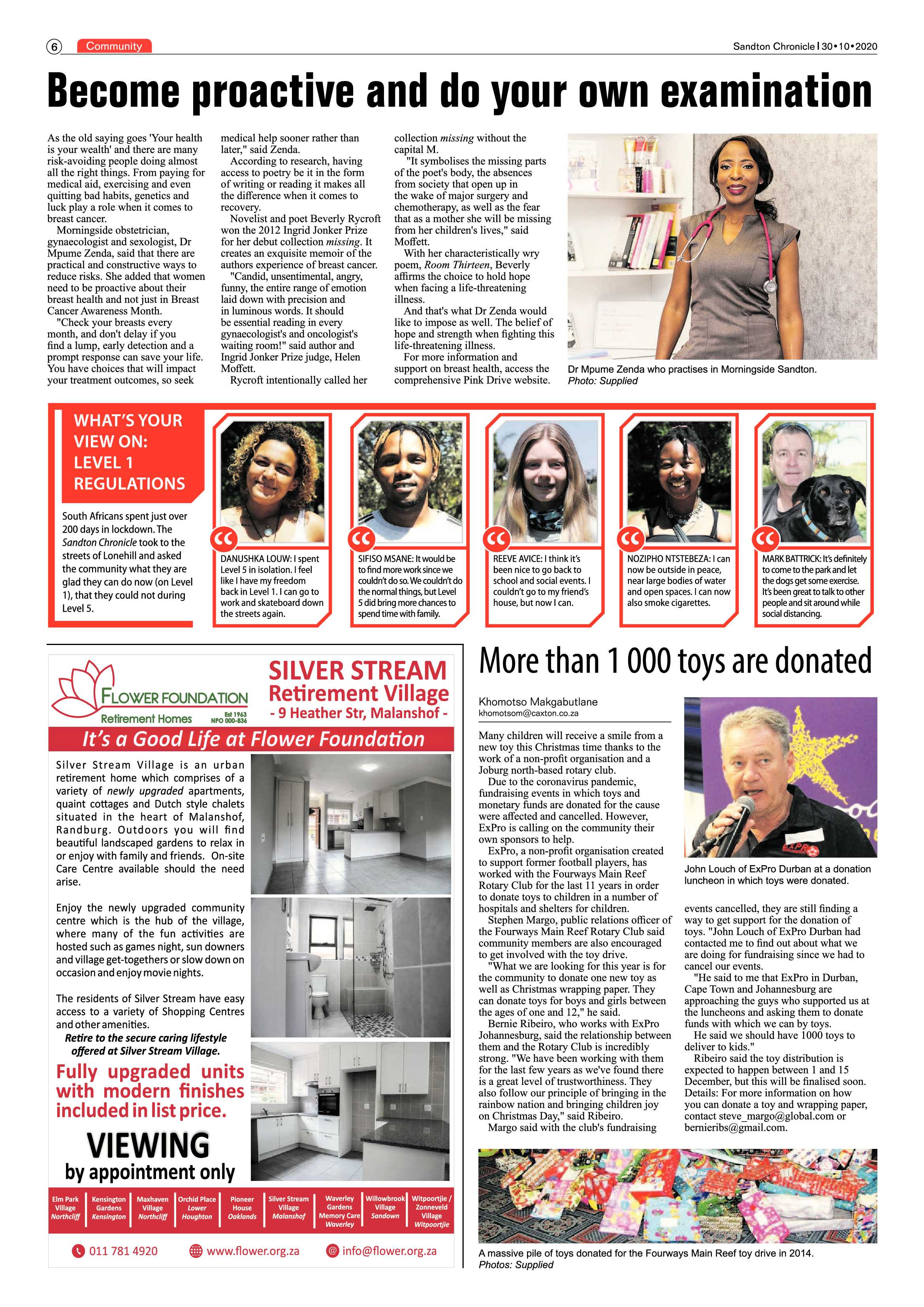 Sandton Chronicle 30 October 2020 page 6