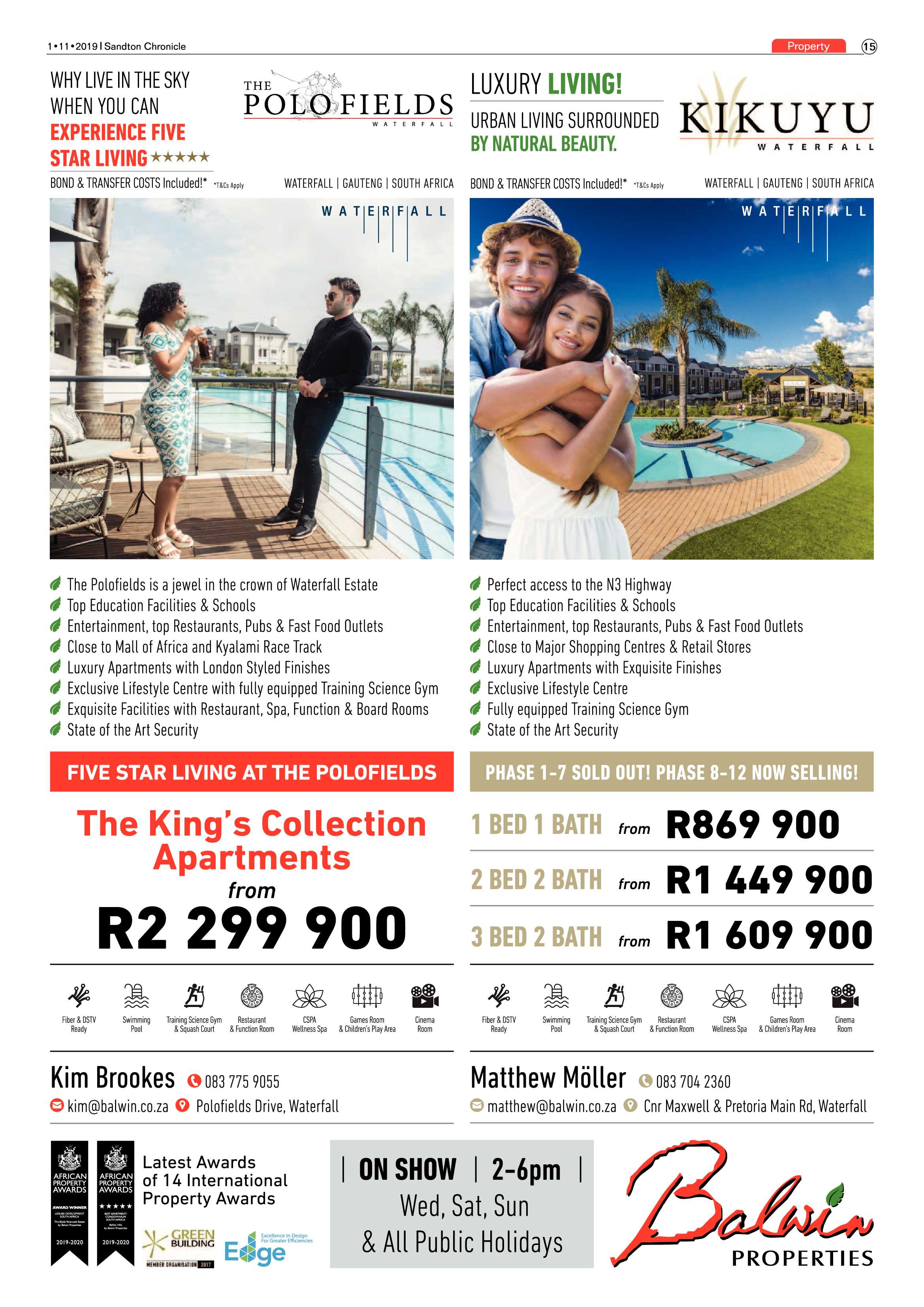 Sandton Chronicle 30 October, 2019 page 15