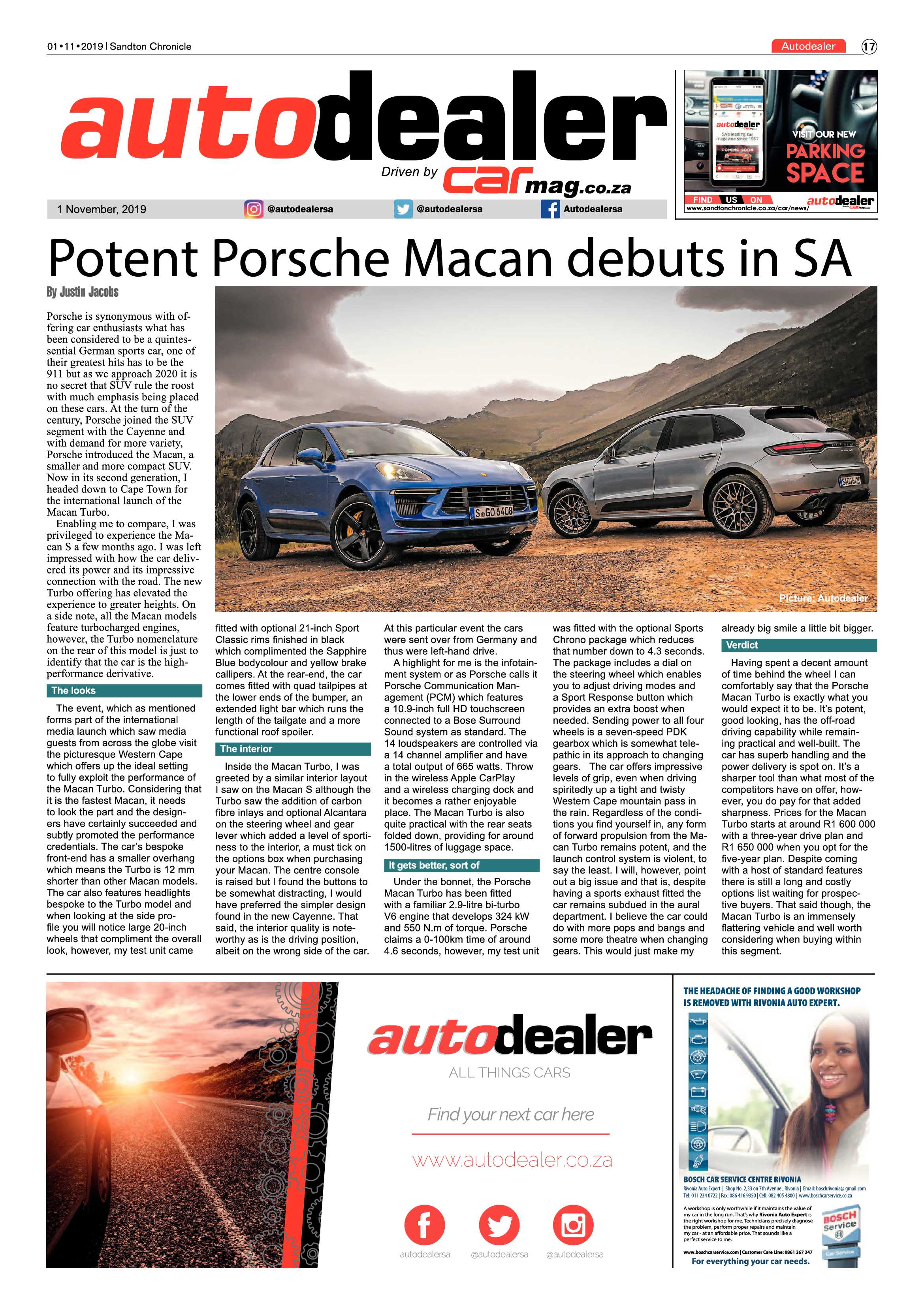 Sandton Chronicle 30 October 2019 Sandton Chronicle