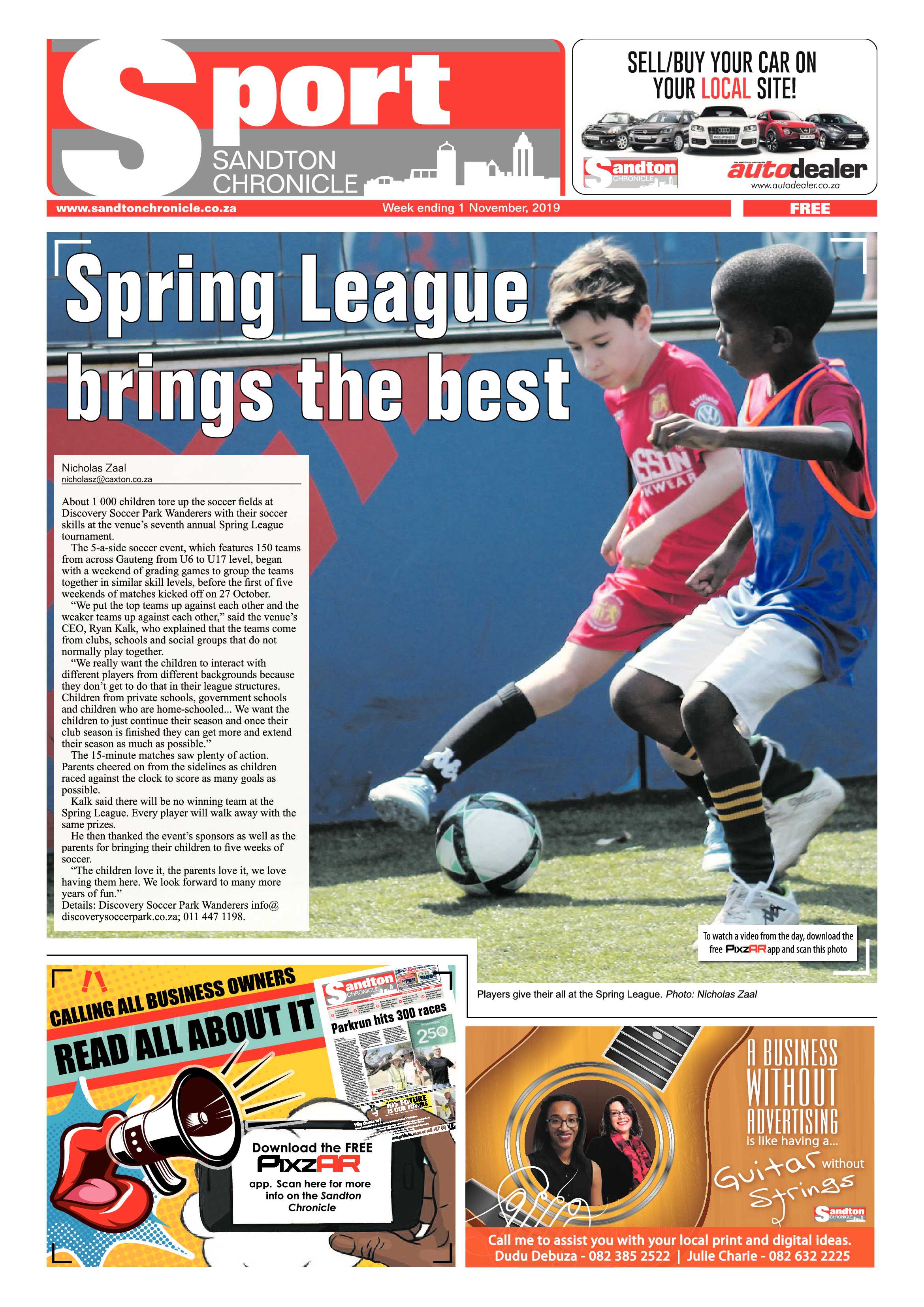 Sandton Chronicle 30 October, 2019 page 20