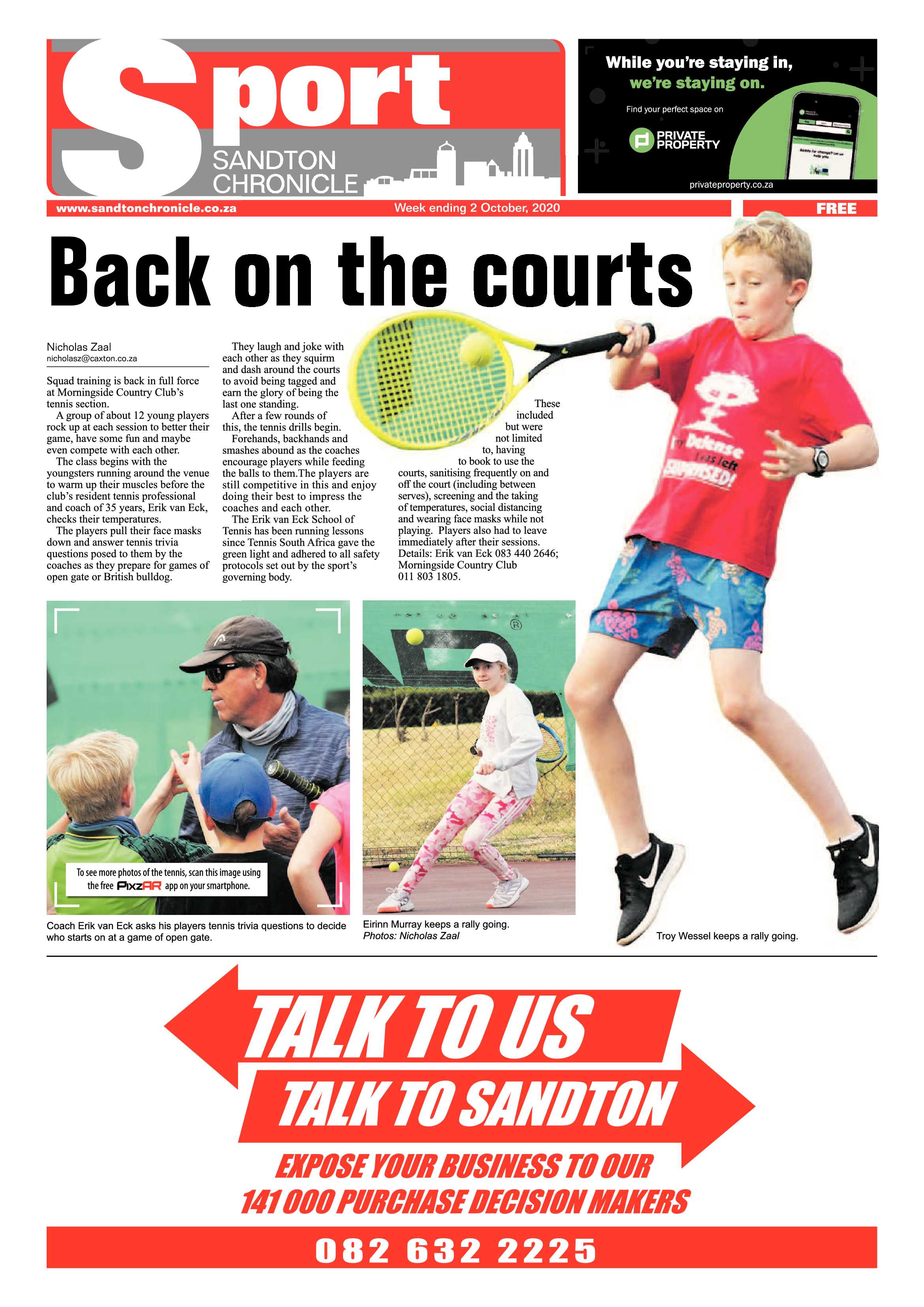 Sandton Chronicle 02 October 2020 page 12