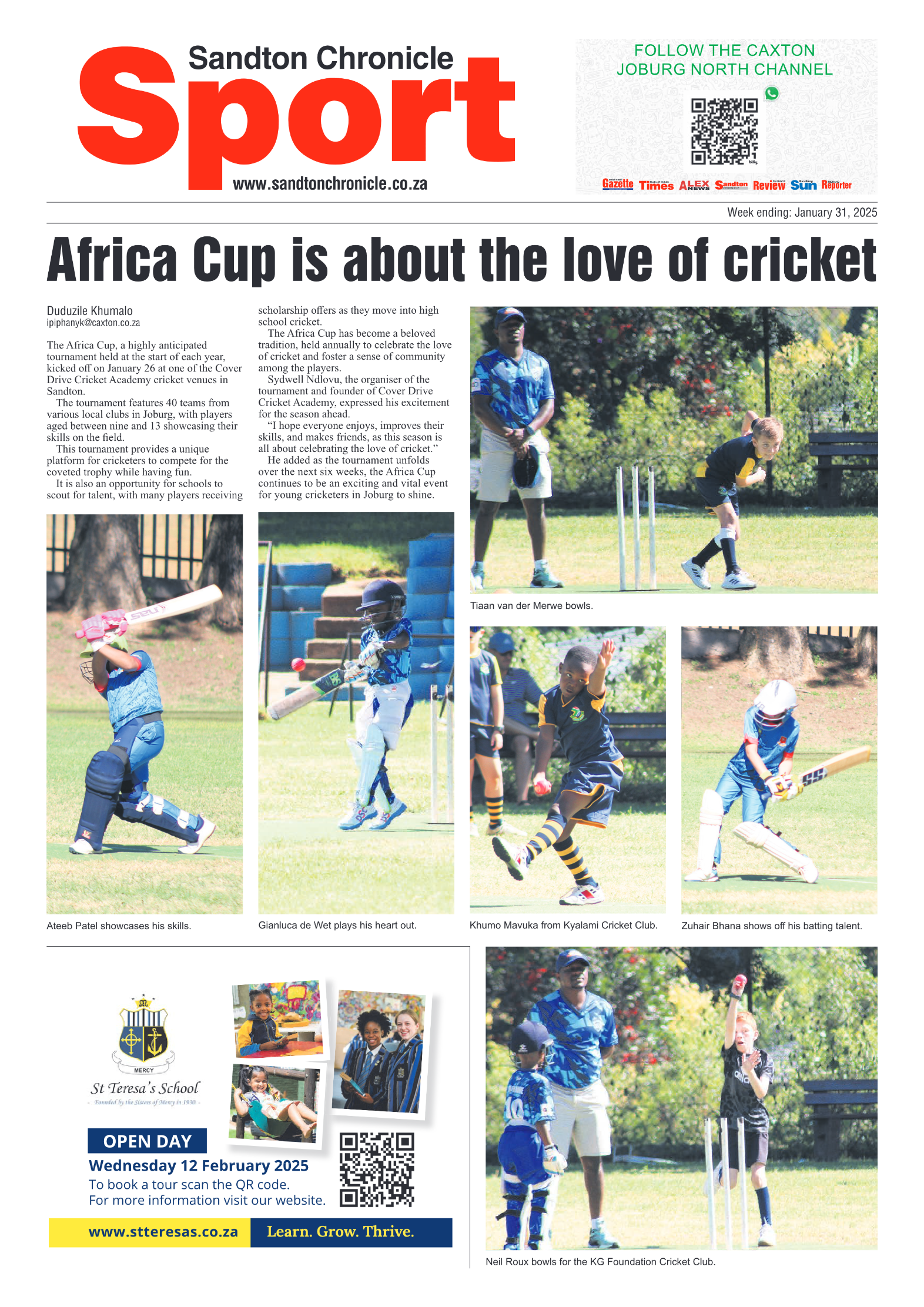 Sandton Chronicle 31 January 2025 page 12