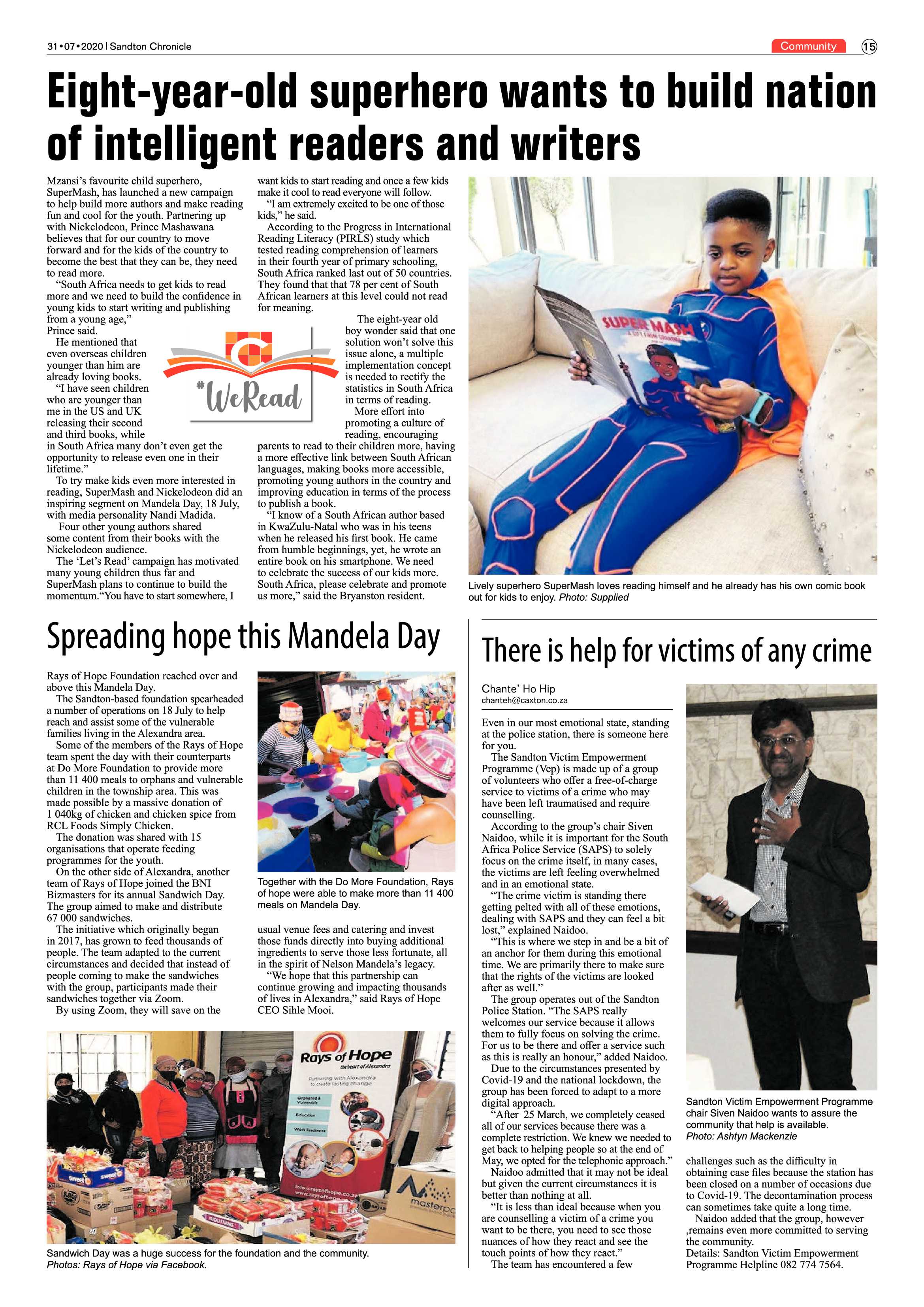 Sandton Chronicle 31 July 2020 page 15