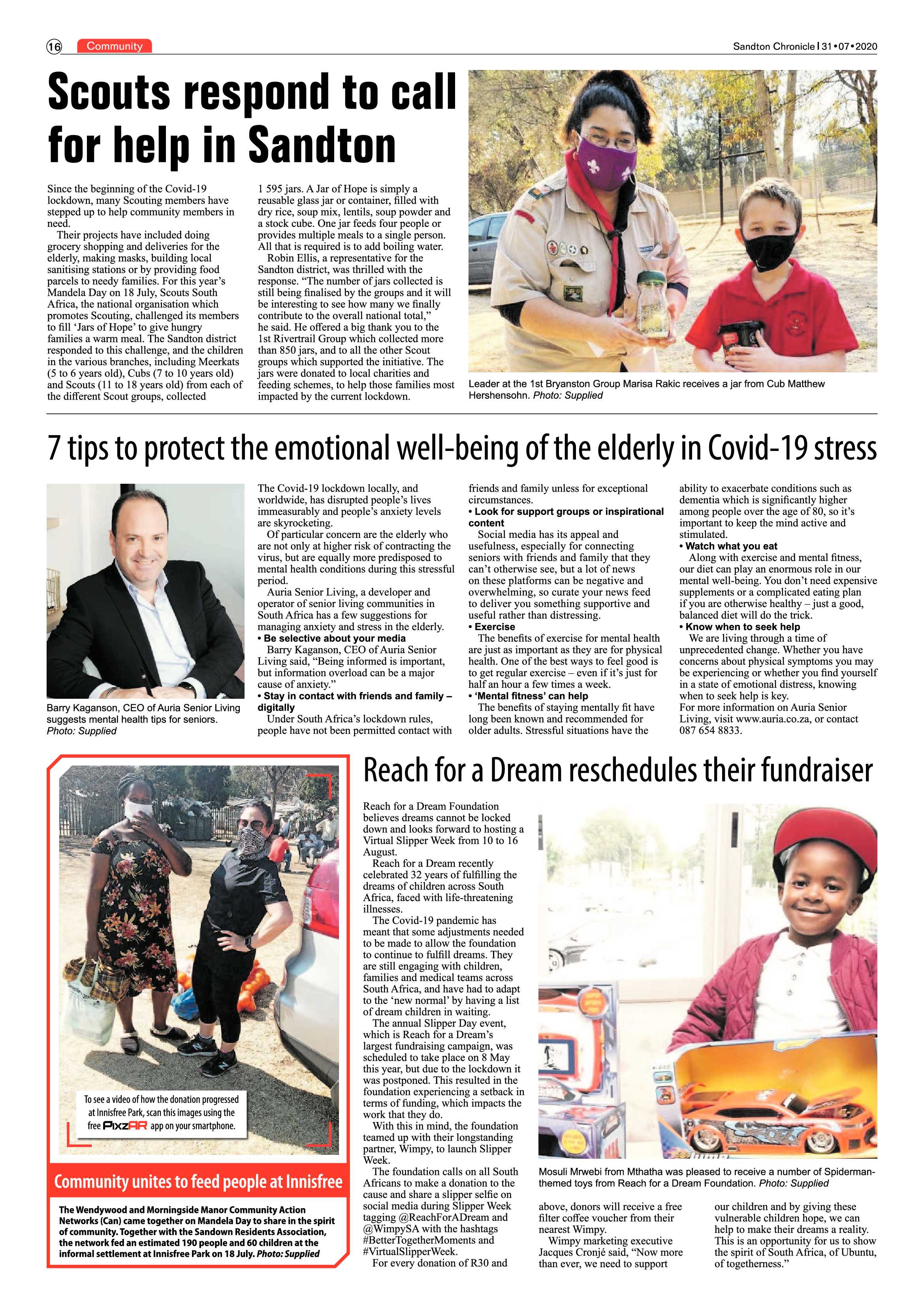 Sandton Chronicle 31 July 2020 page 16