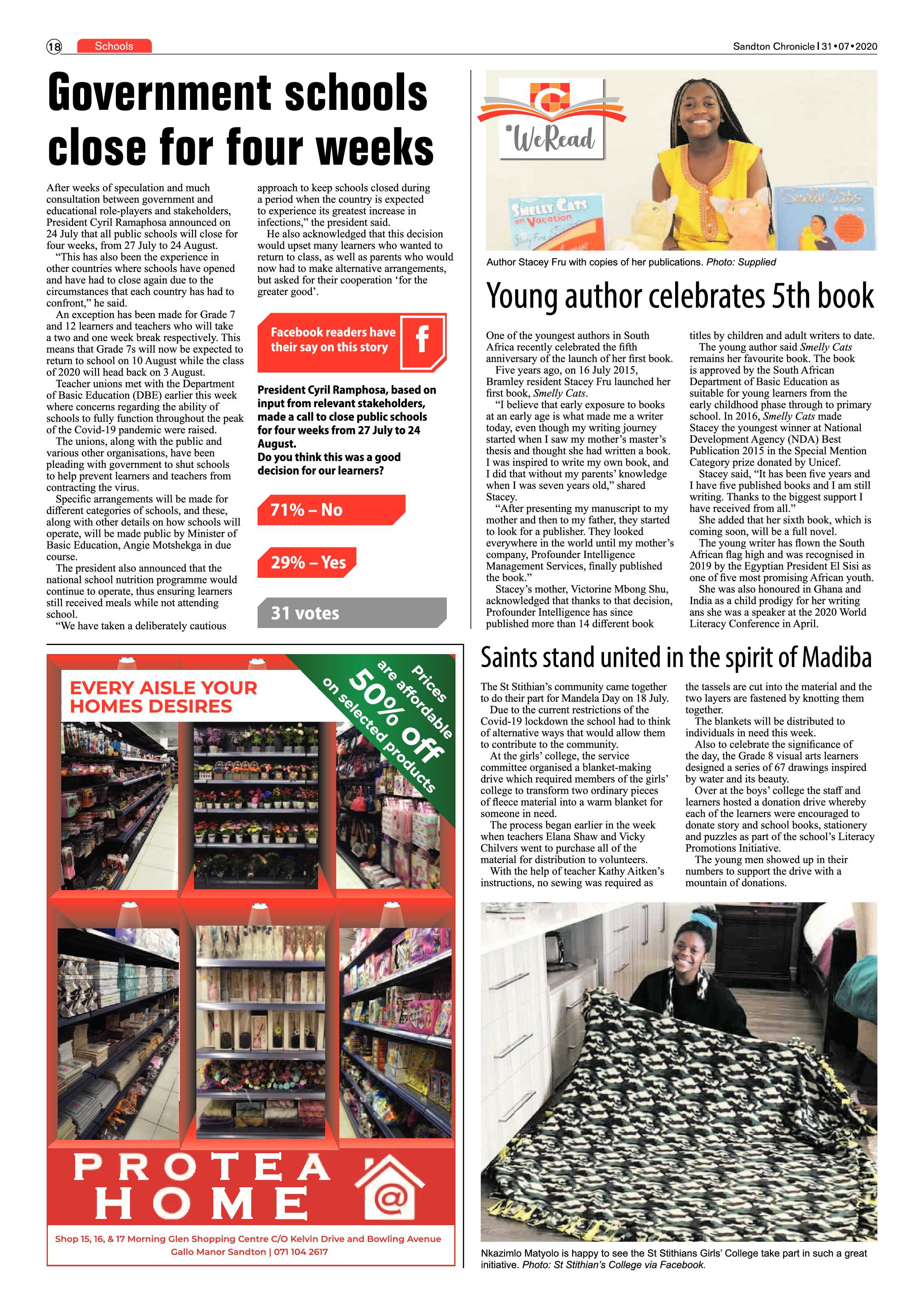 Sandton Chronicle 31 July 2020 page 18