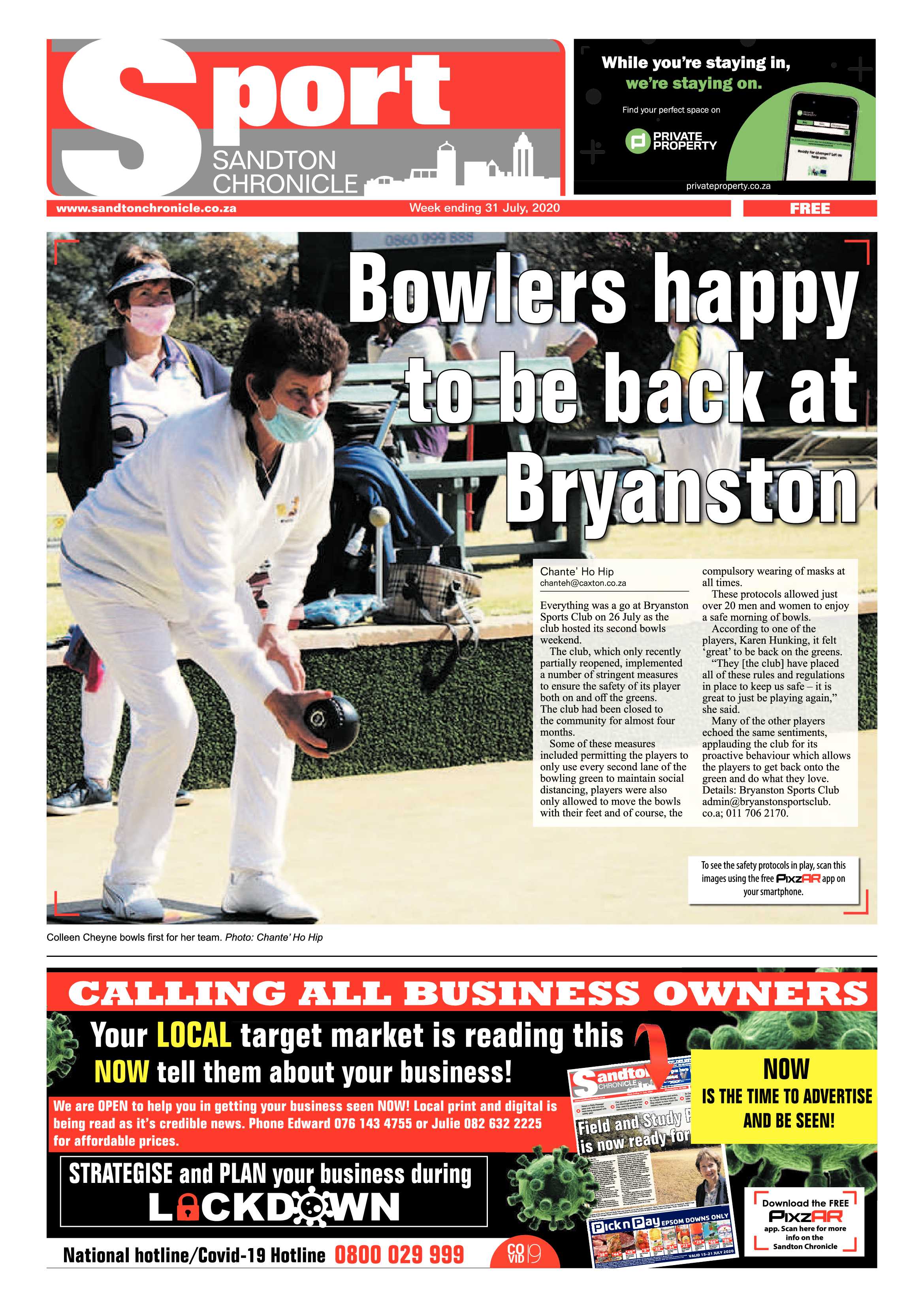 Sandton Chronicle 31 July 2020 page 24