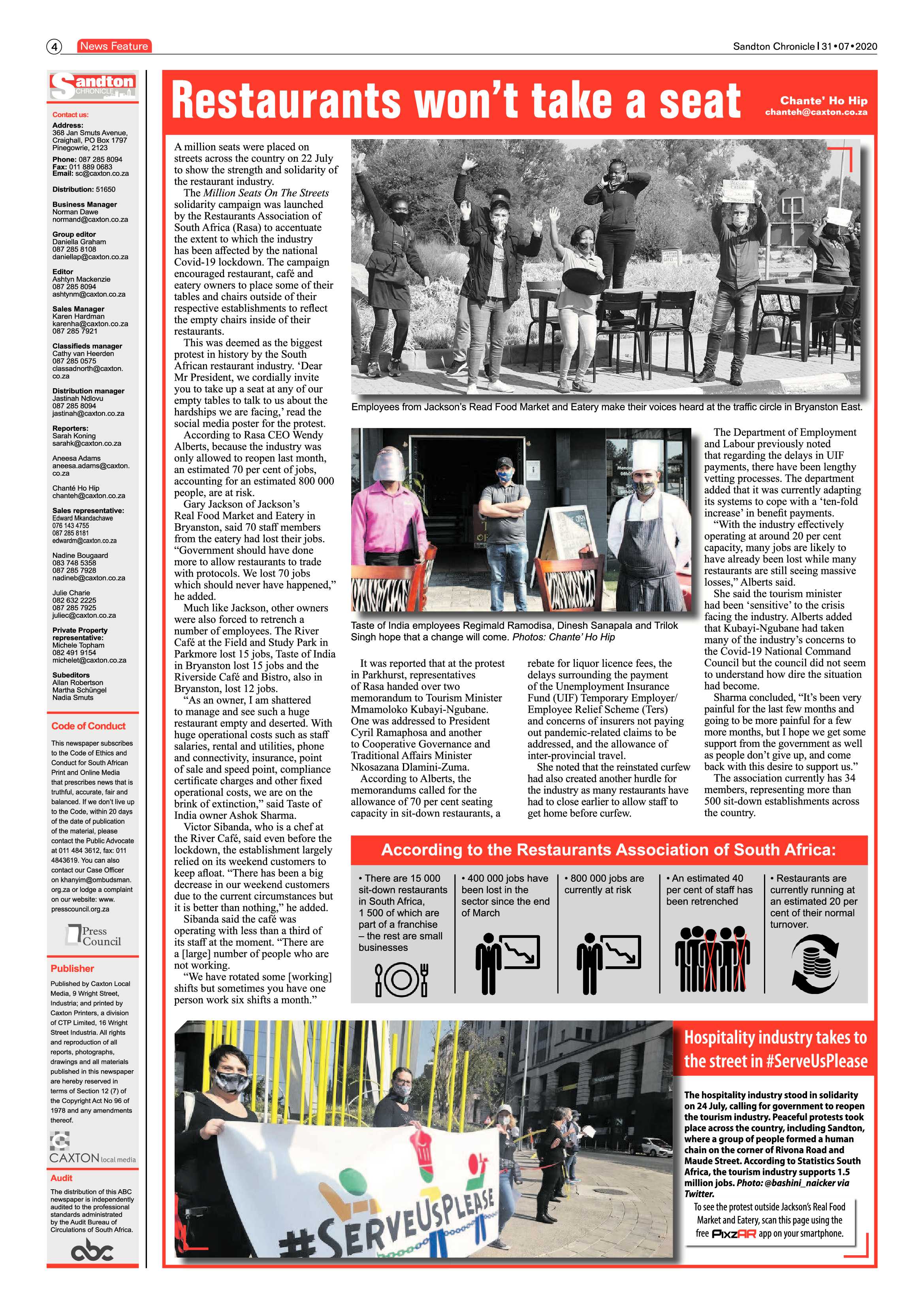 Sandton Chronicle 31 July 2020 page 4