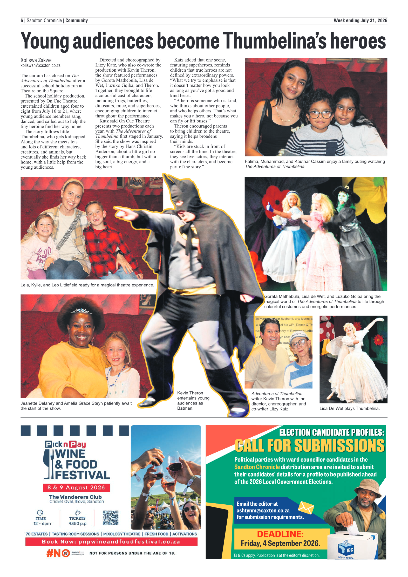 Sandton Chronicle 31 July 2026 page 6