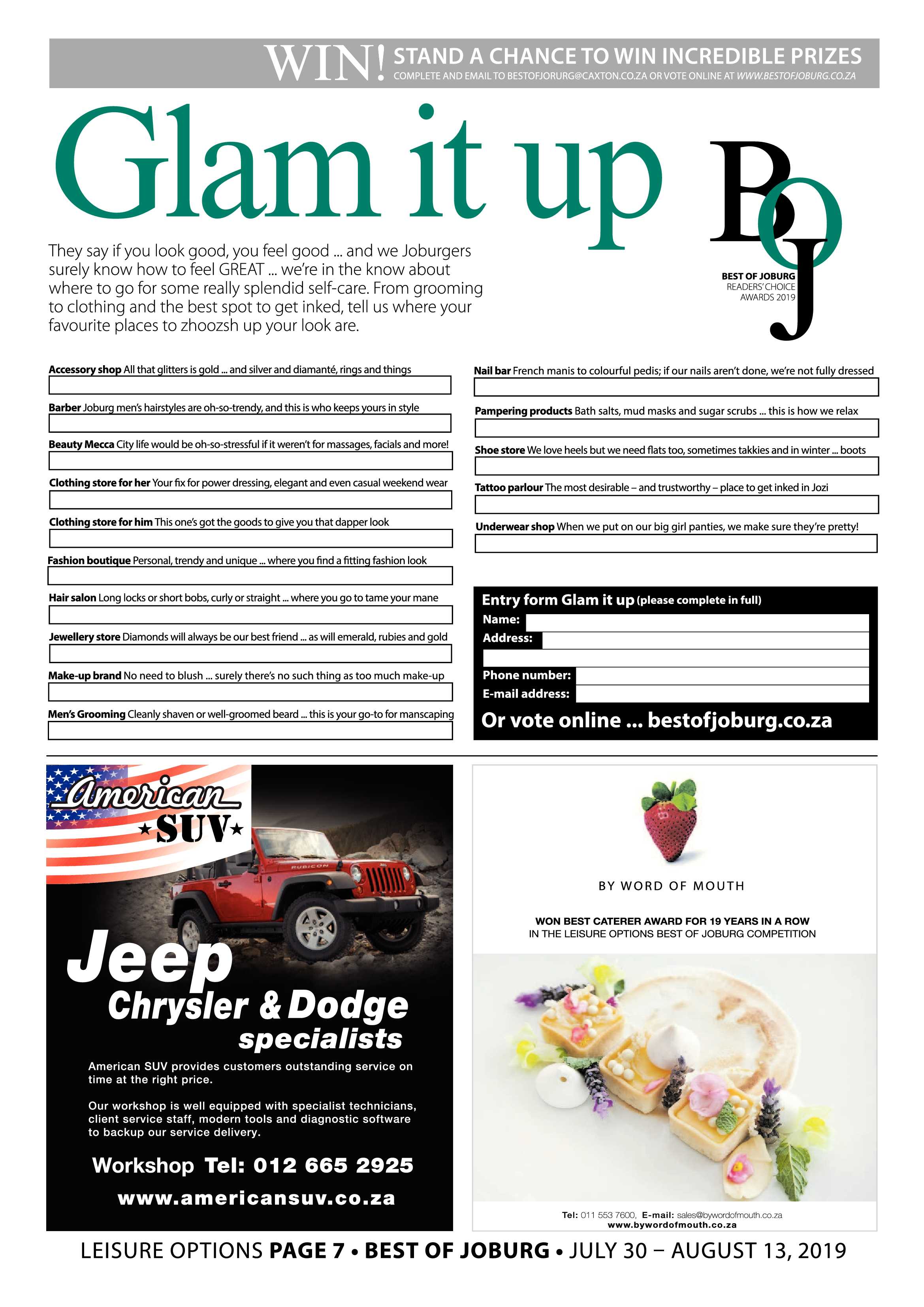 Sandton Chronicle 31 July, 2019 page 19