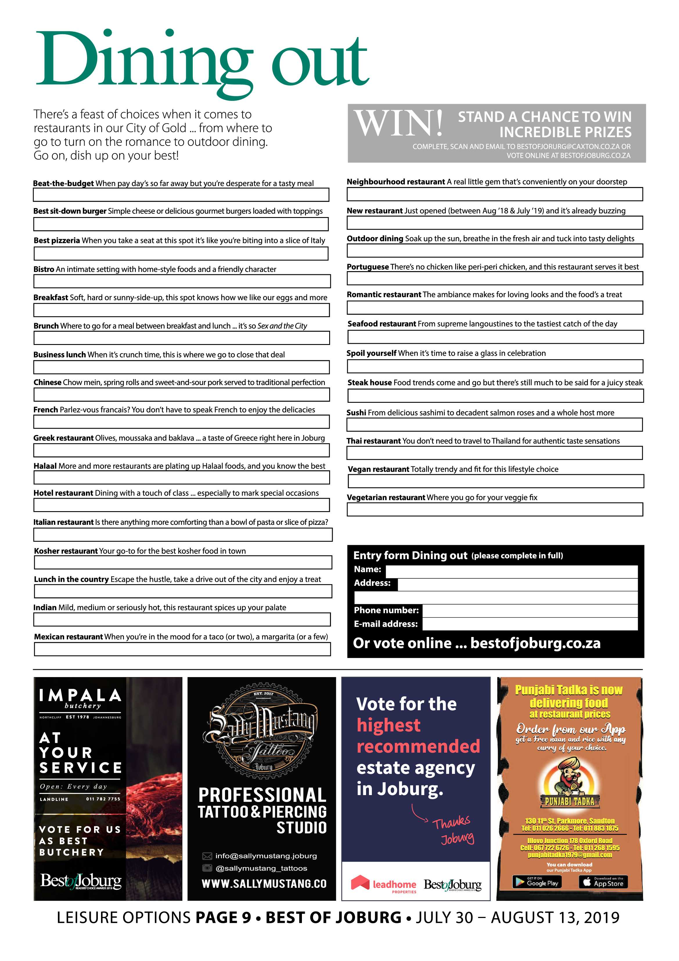 Sandton Chronicle 31 July, 2019 page 21