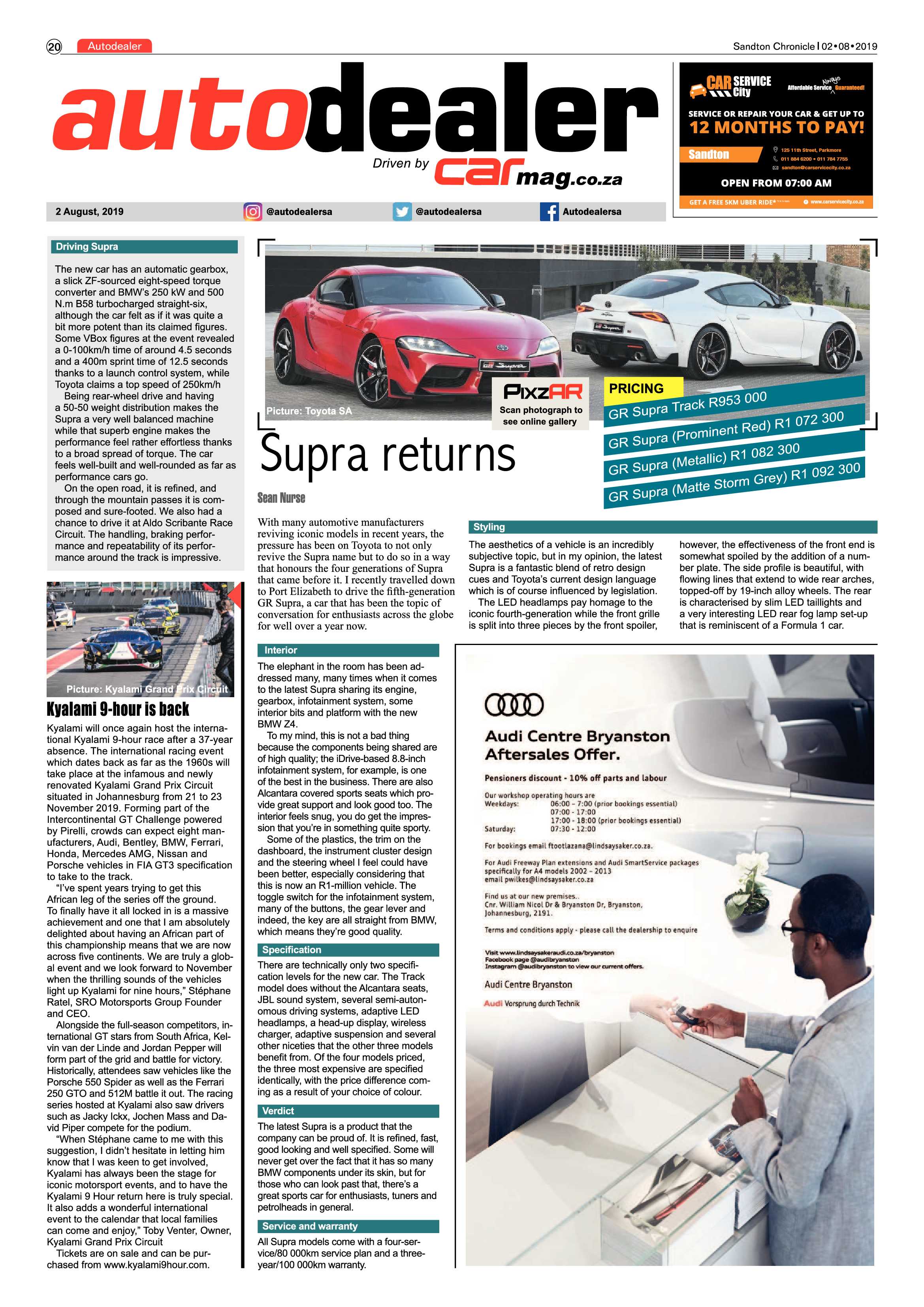 Sandton Chronicle 31 July, 2019 page 36