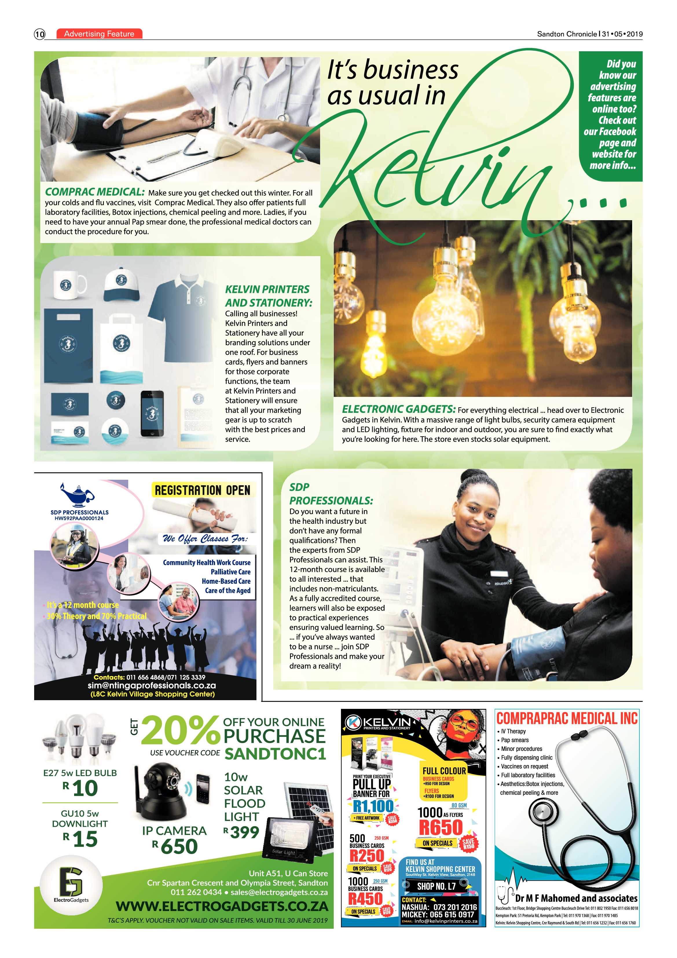Sandton Chronicle 31 May, 2019 page 10