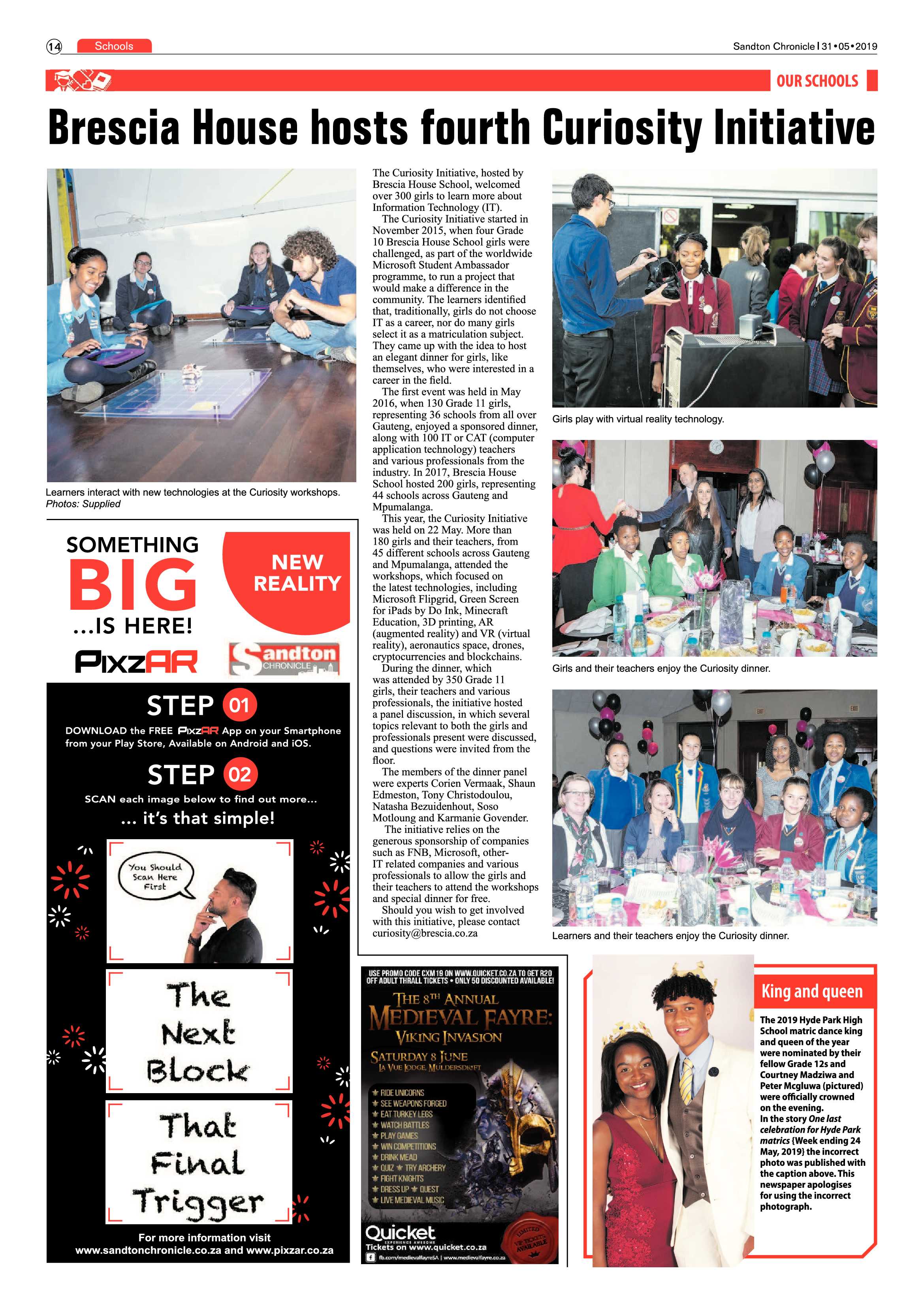 Sandton Chronicle 31 May, 2019 page 14